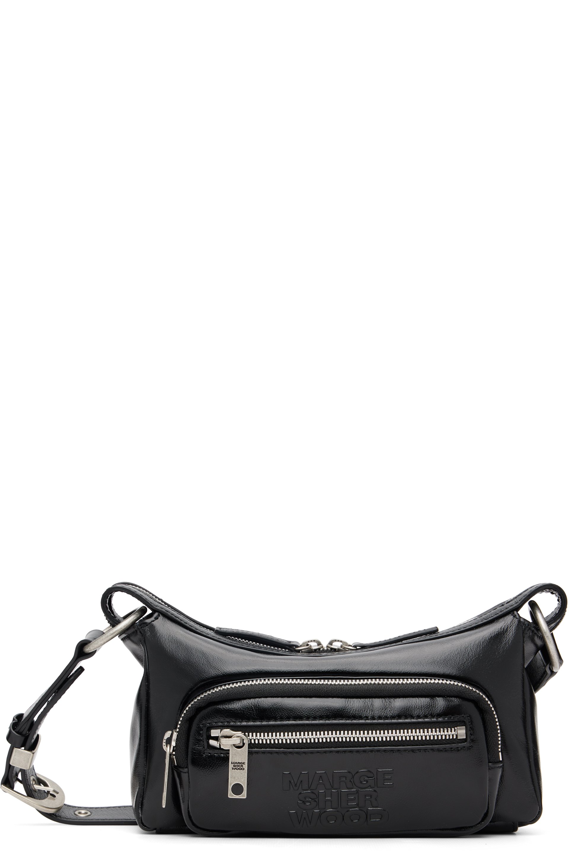 MARGESHERWOOD - Mini sac noir à poches