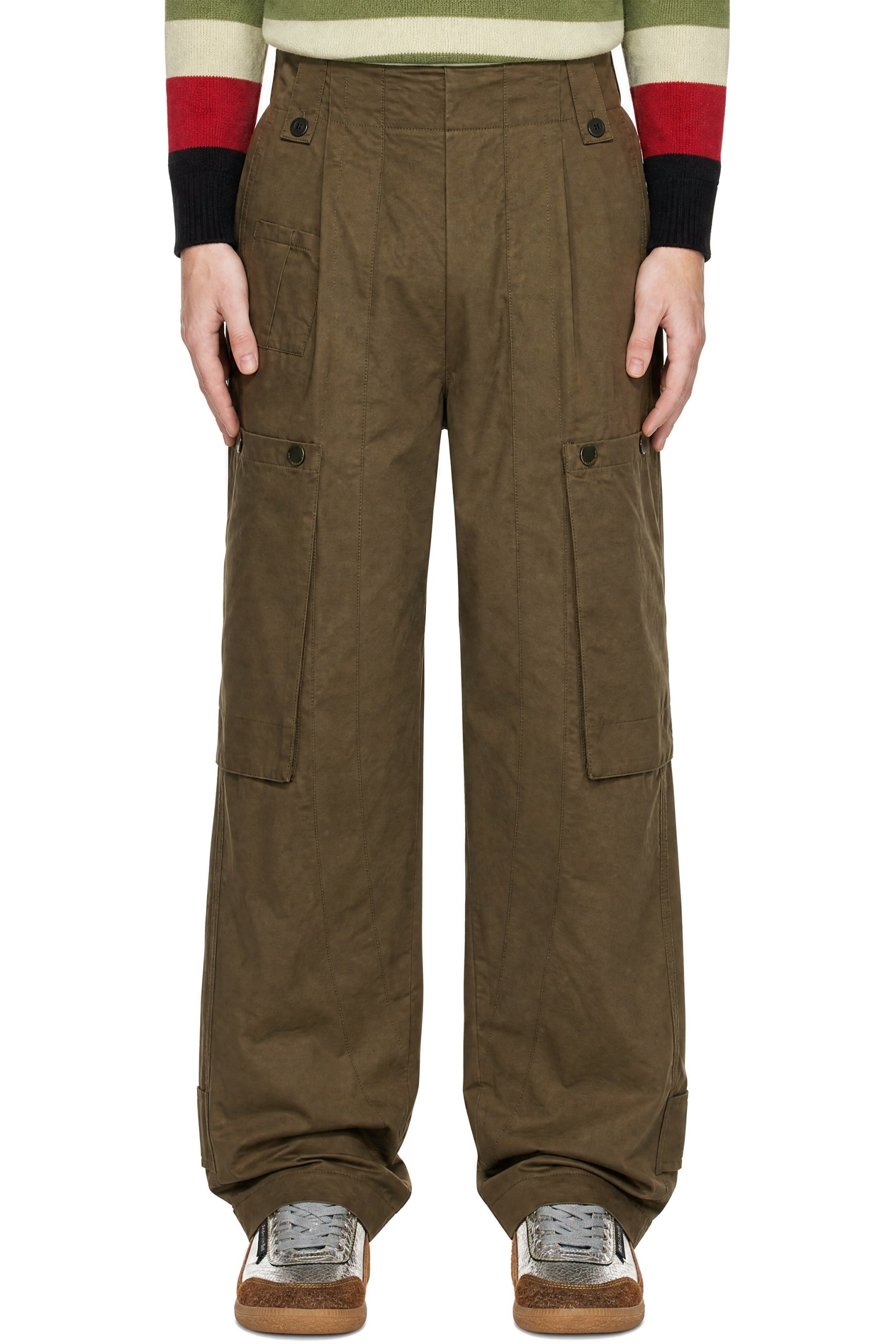 Andersson Bell - Khaki Utility Cargo Pants