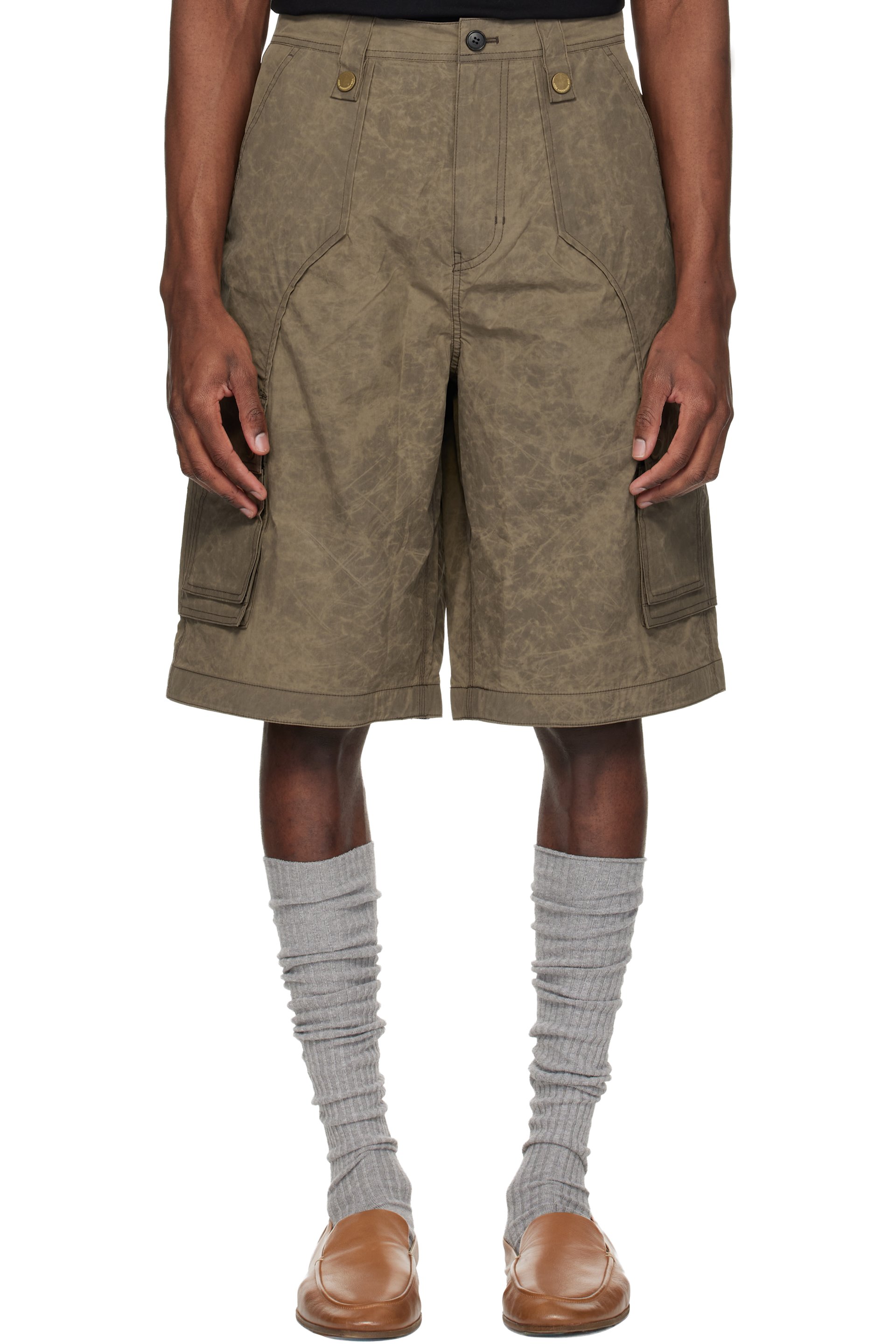Andersson Bell - Khaki Carpenter Cargo Shorts