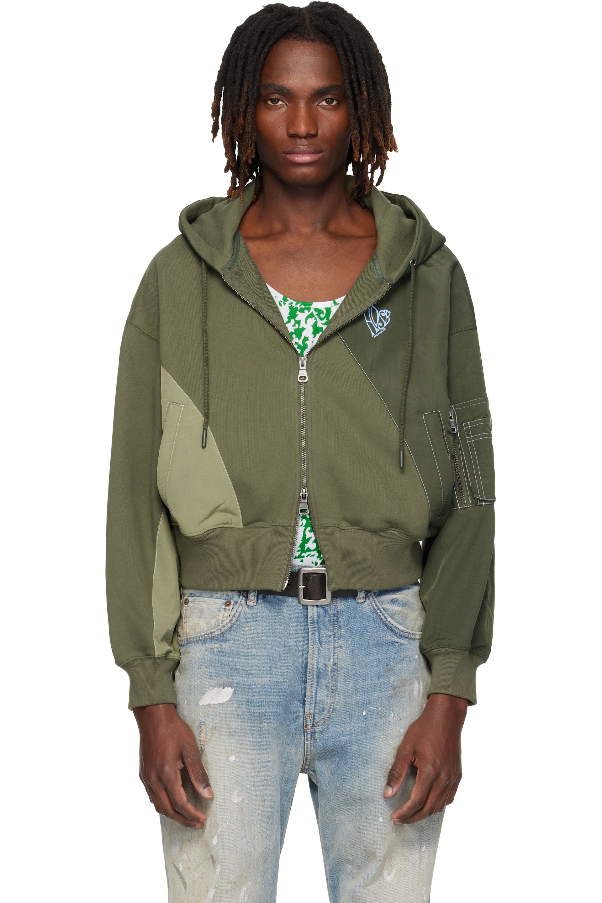 アンダースンベル カットアウトアセンティックロゴプルオーバ―パーカー S/M SAINT M×××××× - 【限定】SM-A23-0000-C20 / KK/HOODIE / COMPLICATED
