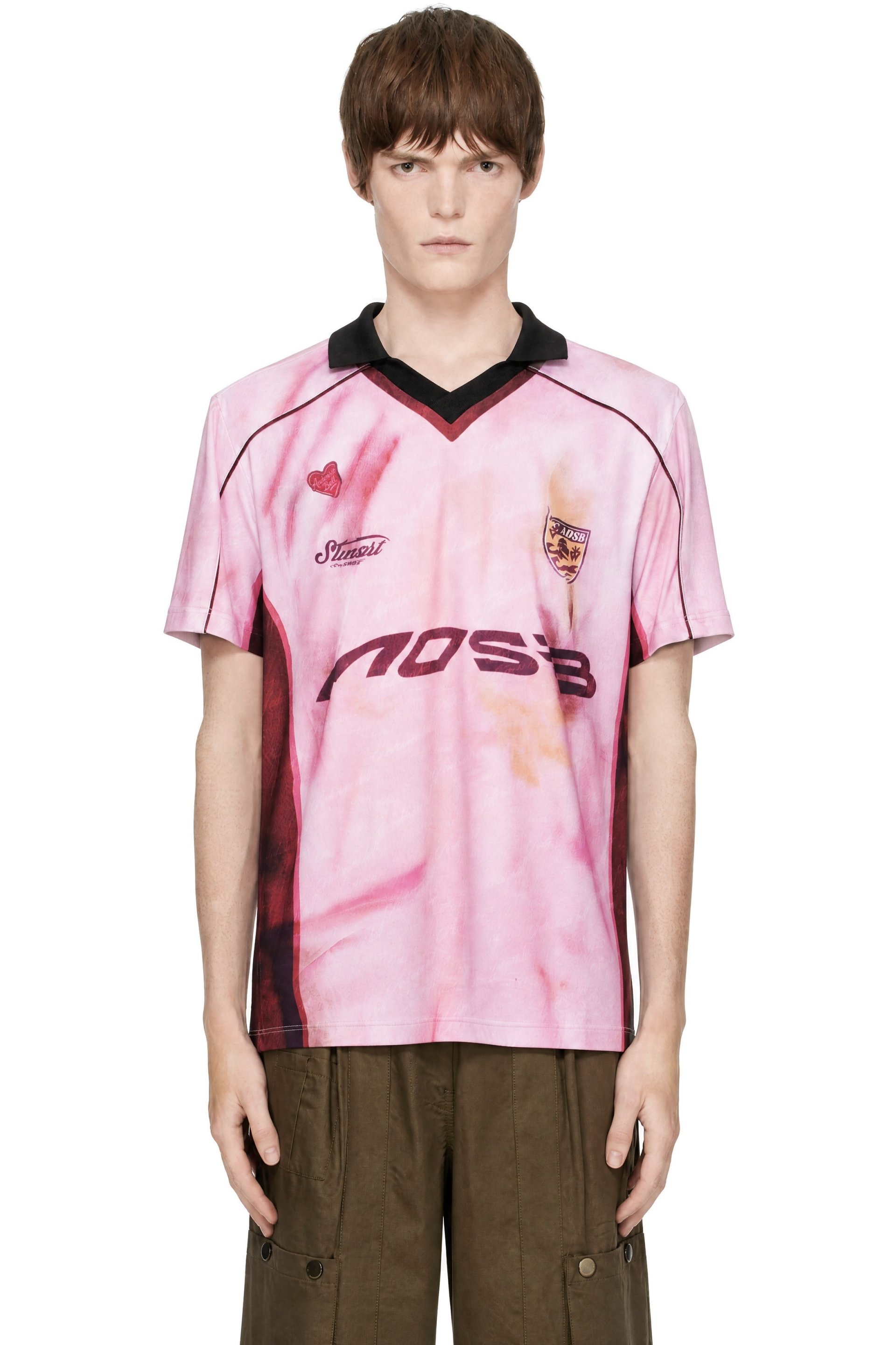 Andersson Bell - Pink Printed Football Jersey T-shirt