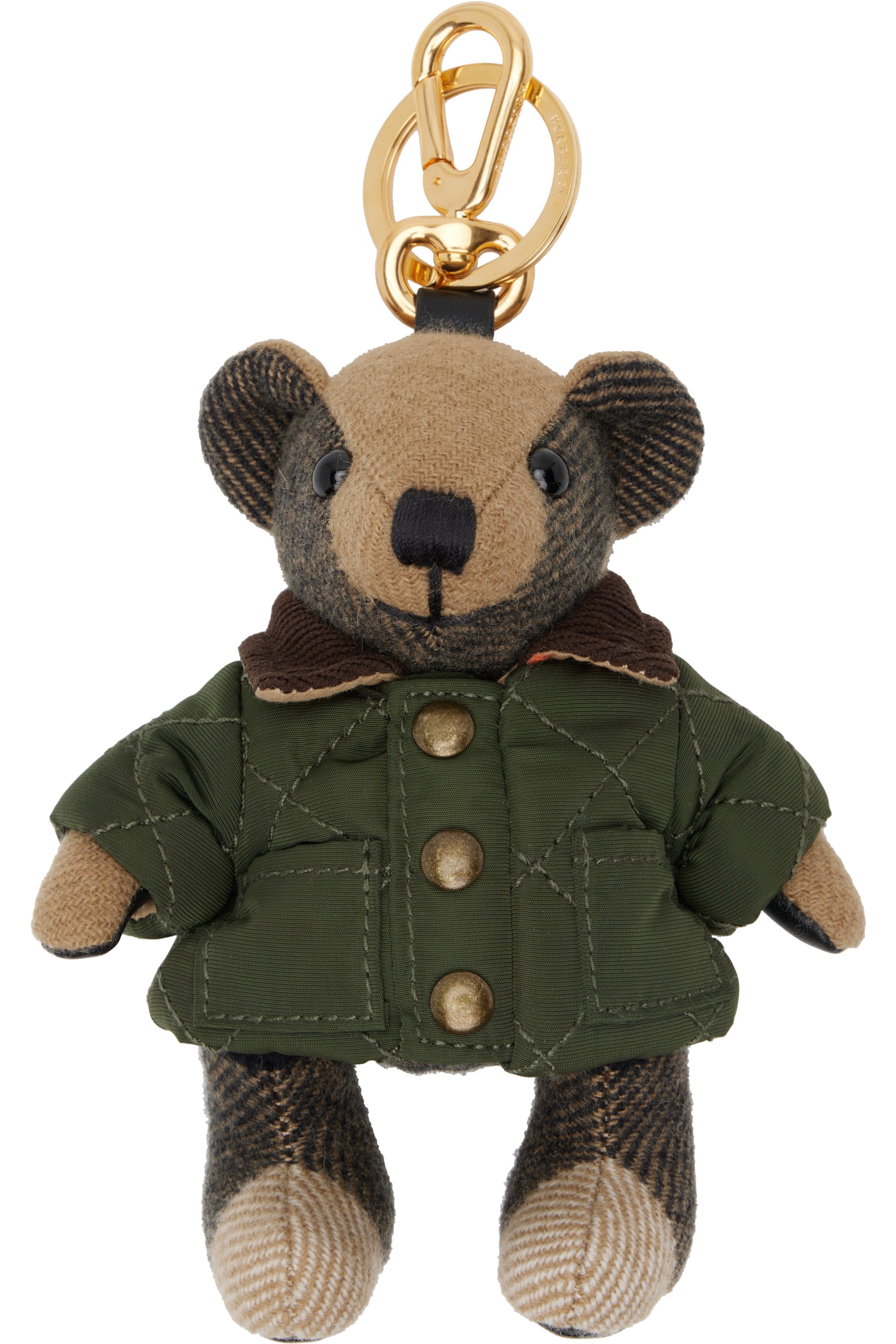 Burberry - Khaki Thomas Bear Charm Keychain