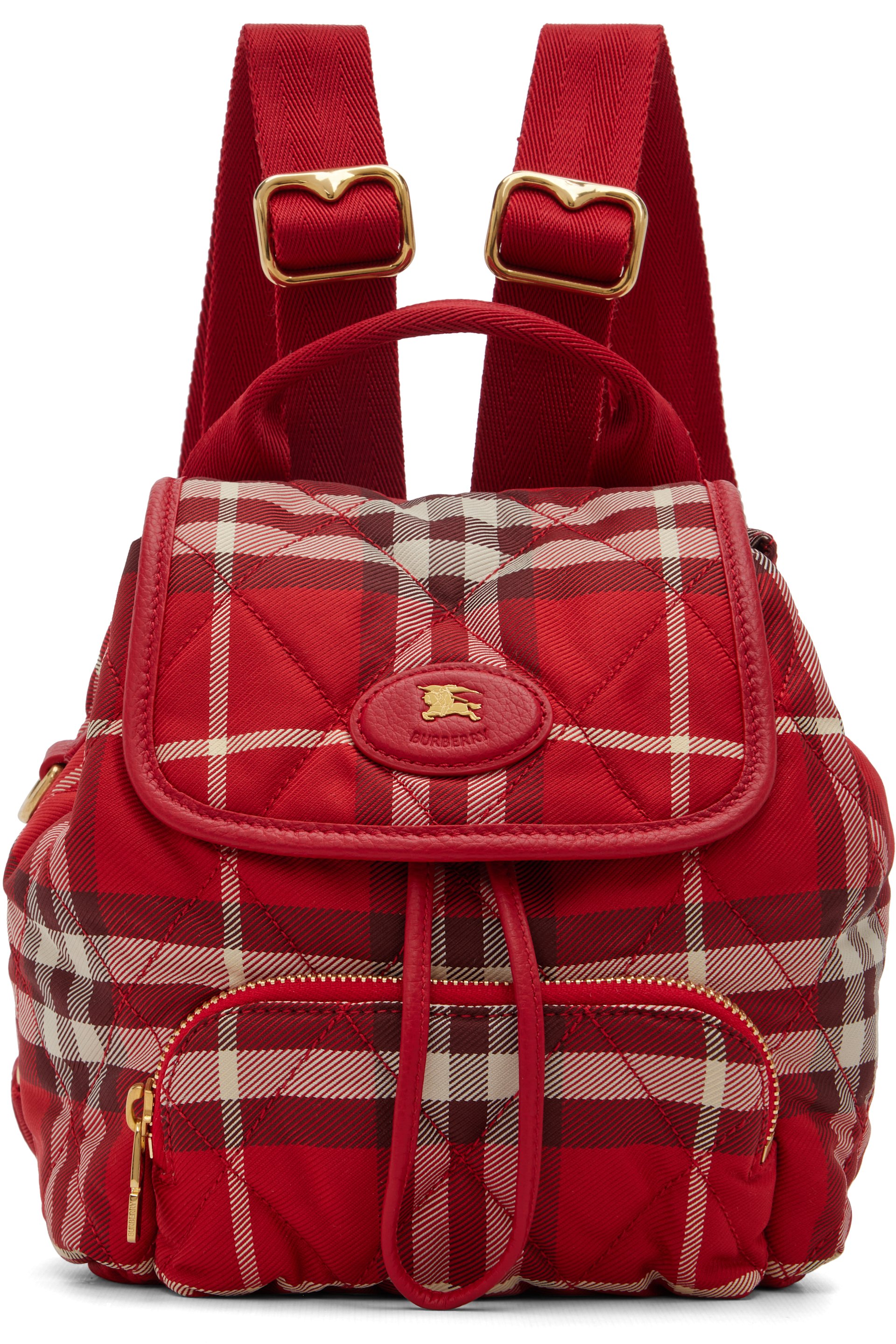 Burberry - レッド ミニ Horseshoe バックパック