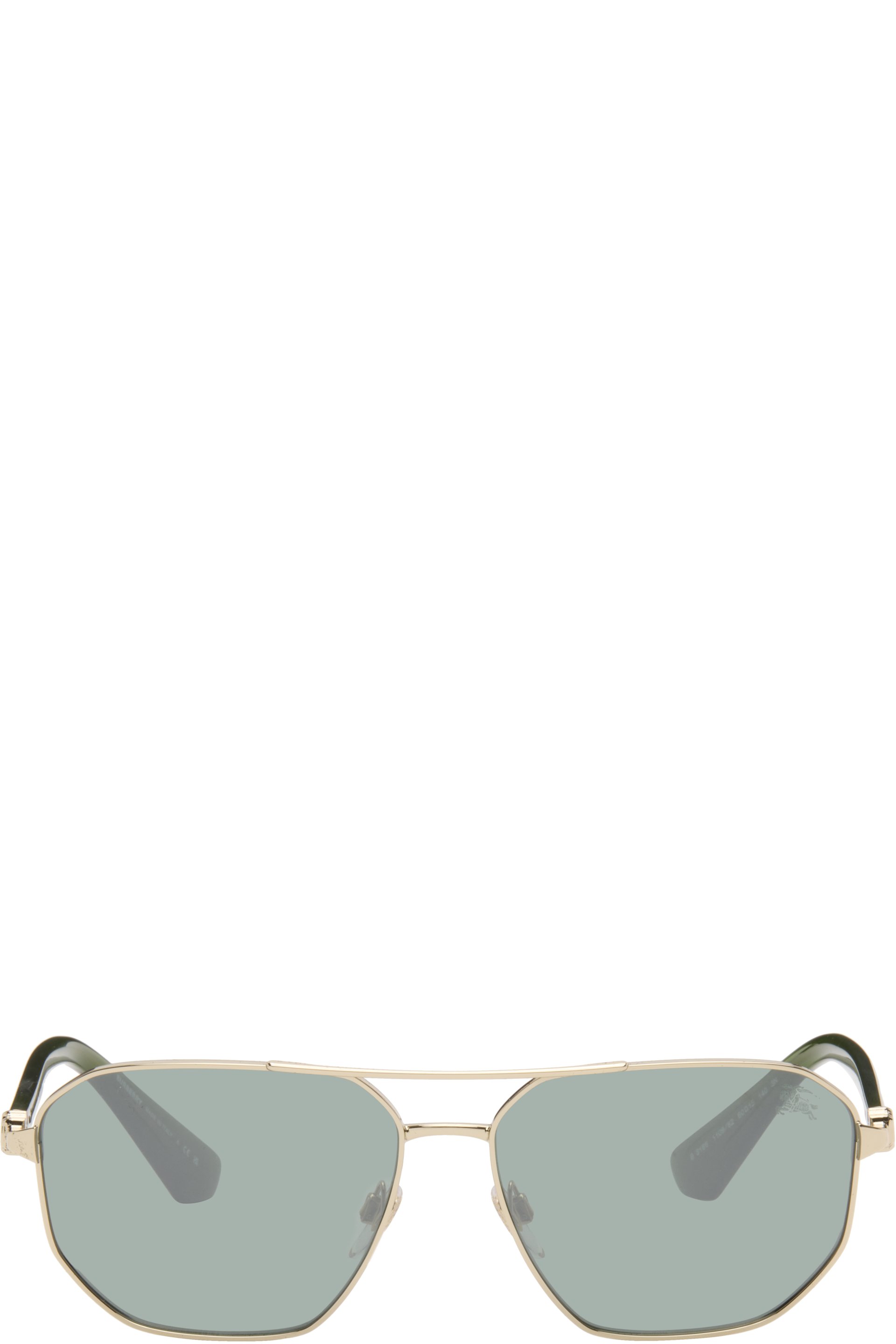 Burberry - Gold Metal Sunglasses