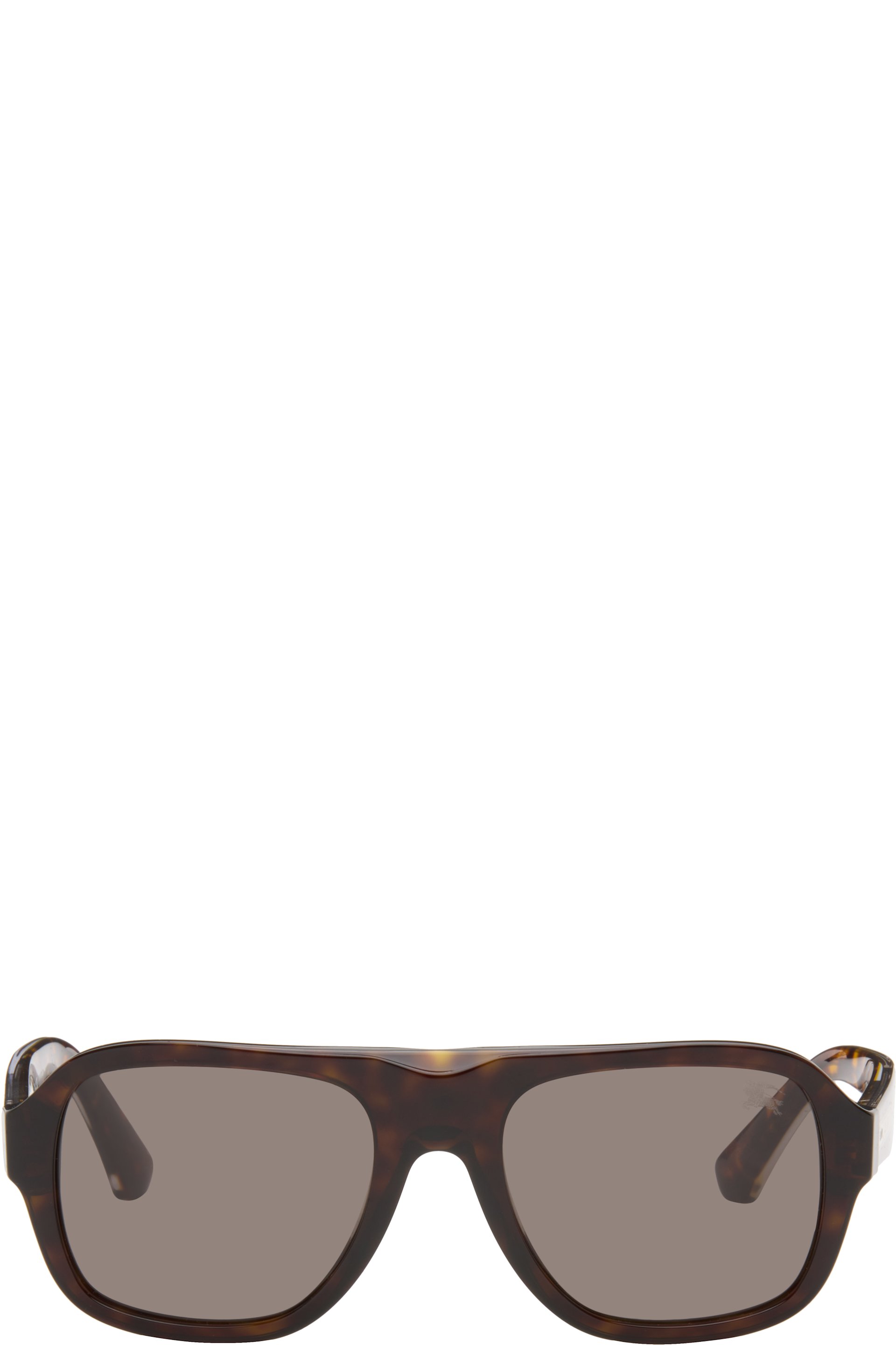 Burberry - Brown Aviator Sunglasses