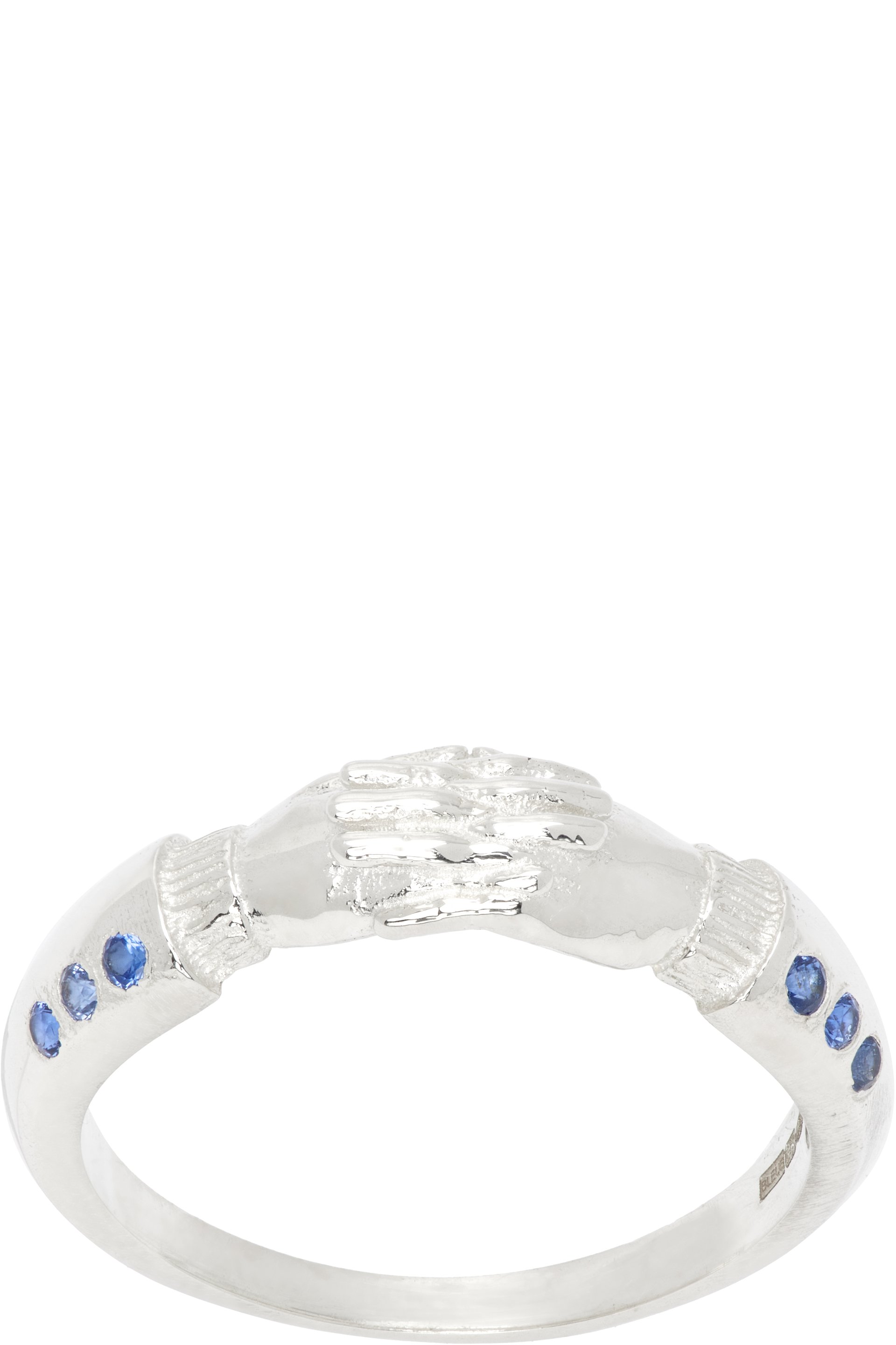 Bleue Burnham - SSENSE Exclusive Hands Of Thought Ring