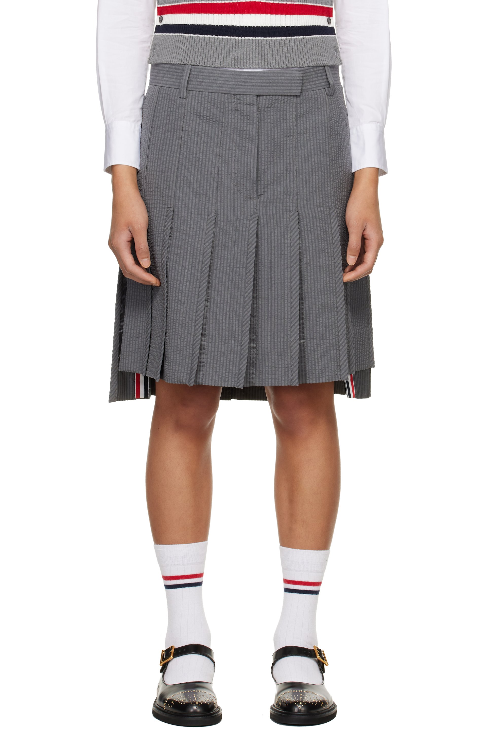 ウィメンズ用 Thom Browne ミニスカート | SSENSE 日本 ウィメンズ用 Thom Browne ミニスカート | SSENSE 日本