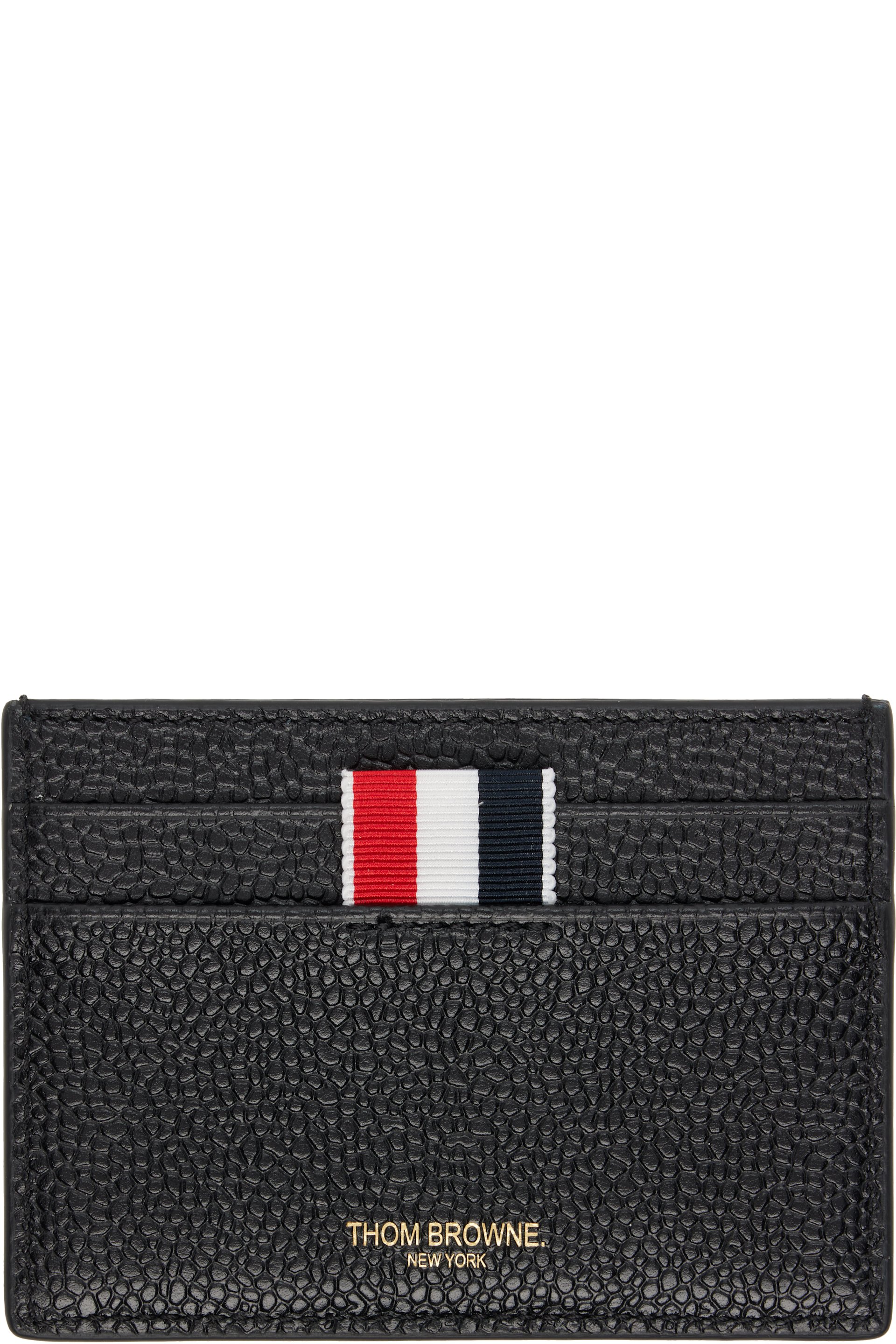 Thom Browne - Black Horse Appliqué Card Holder
