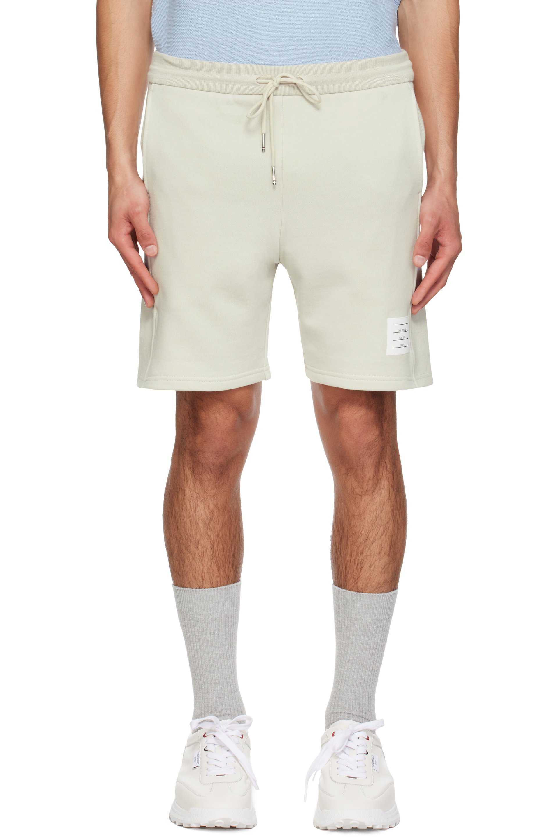Thom Browne - Beige Classic Loopback 4-Bar Sweat Shorts
