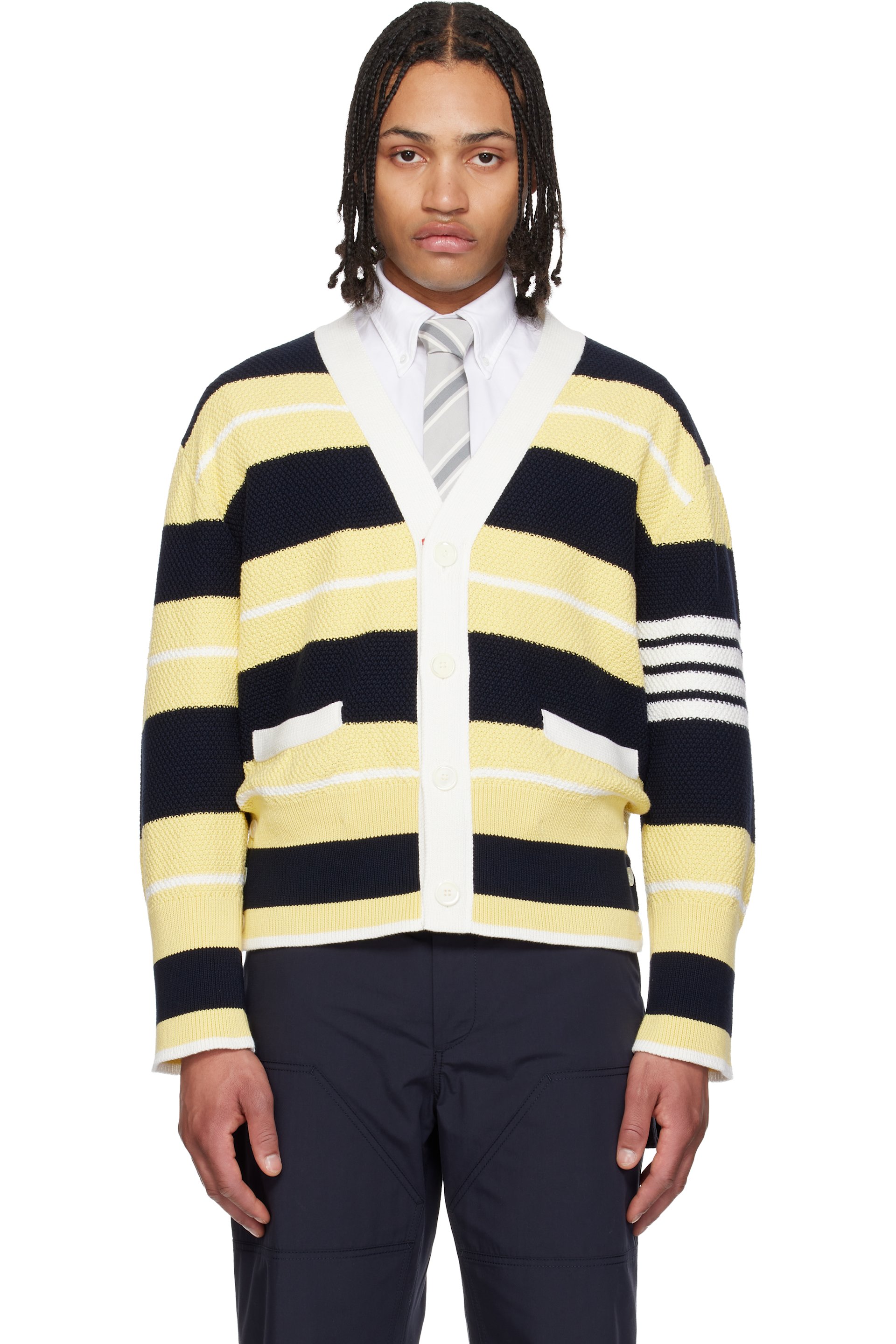 メンズ用 Thom Browne カーディガン | SSENSE 日本