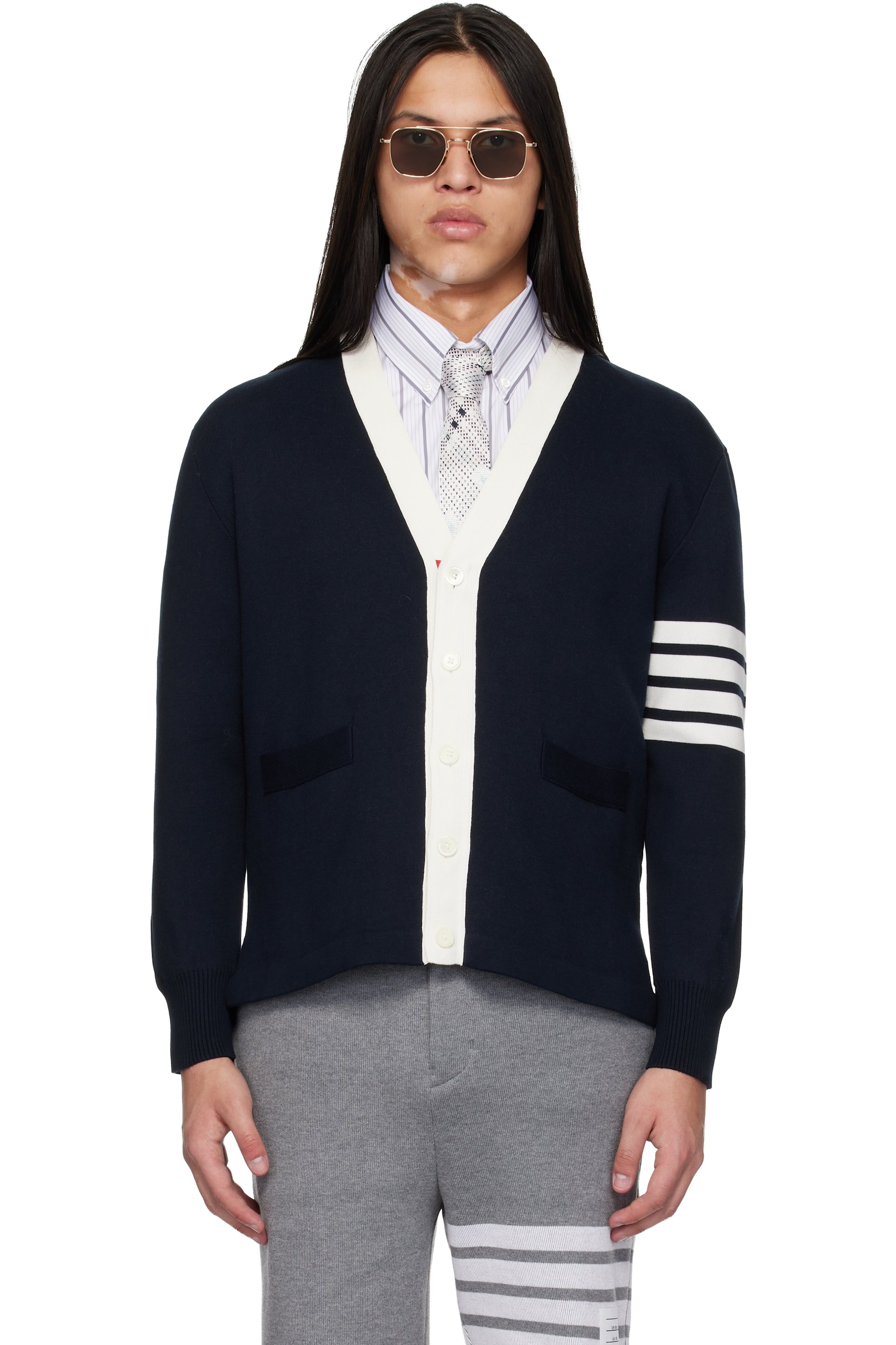 メンズ用 Thom Browne カーディガン | SSENSE 日本