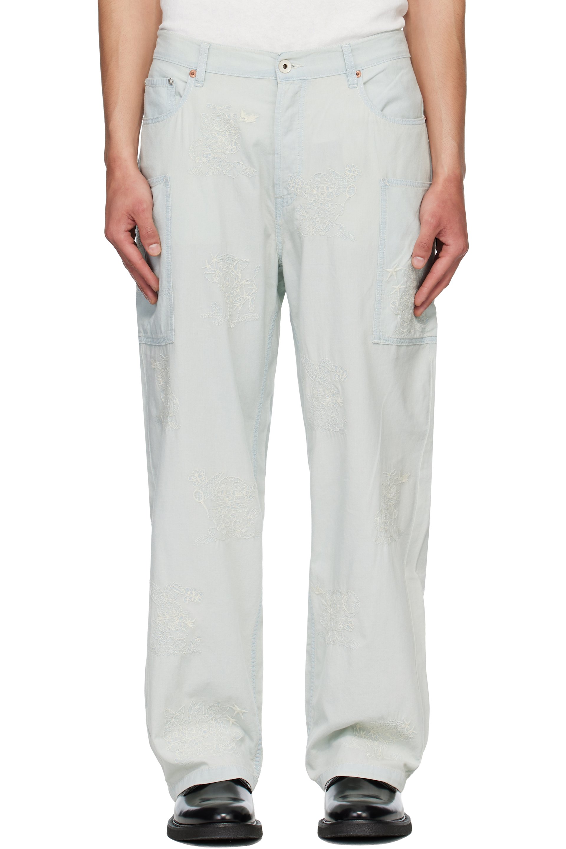 Kenzo カーゴジーンズ KENZO（ケンゾー）の「'KENZO Elephant Flag' カーゴ ジーンズ（カーゴ