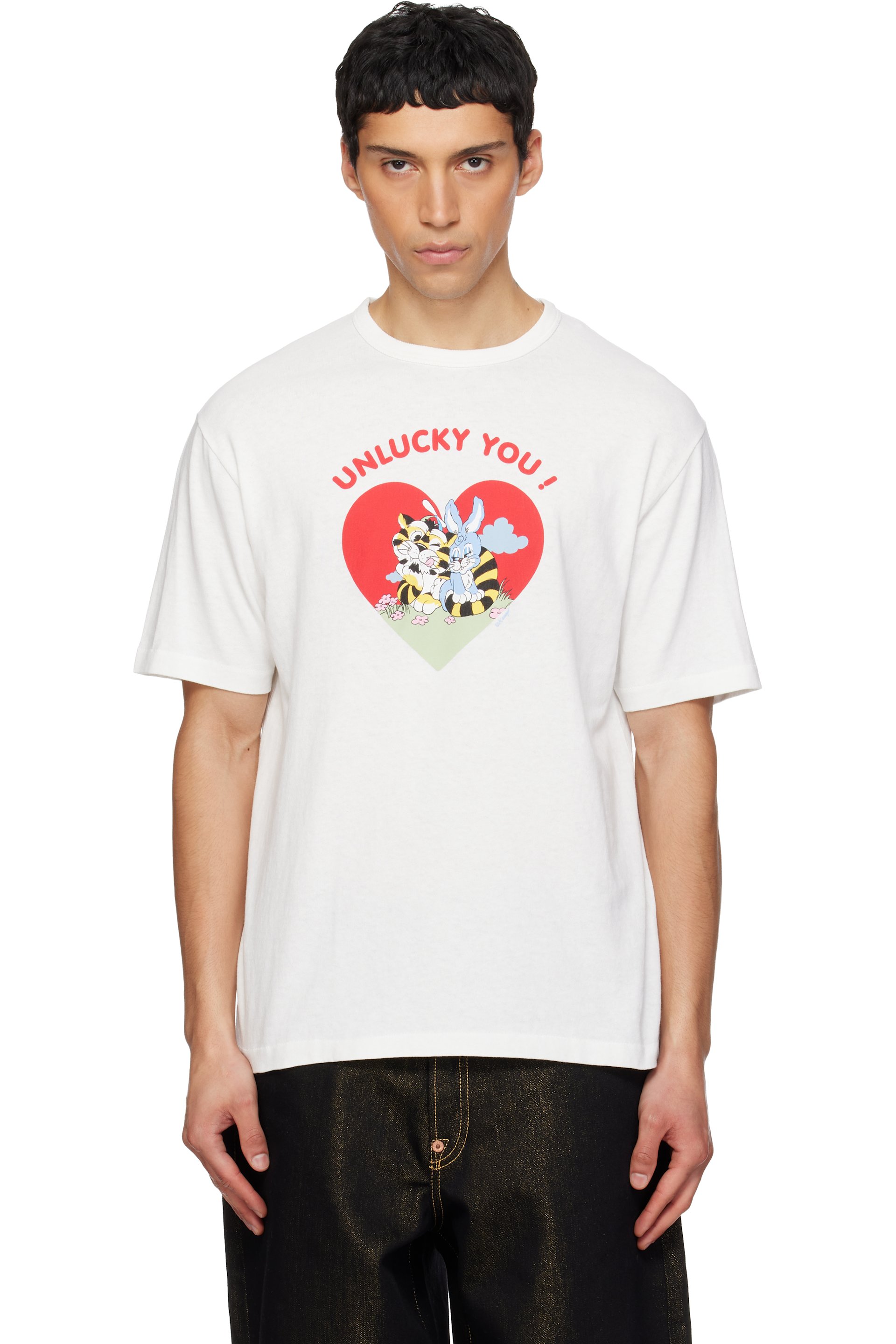 Kenzo - White Kenzo Paris 'KENZO Cartoon Classic' T-shirt