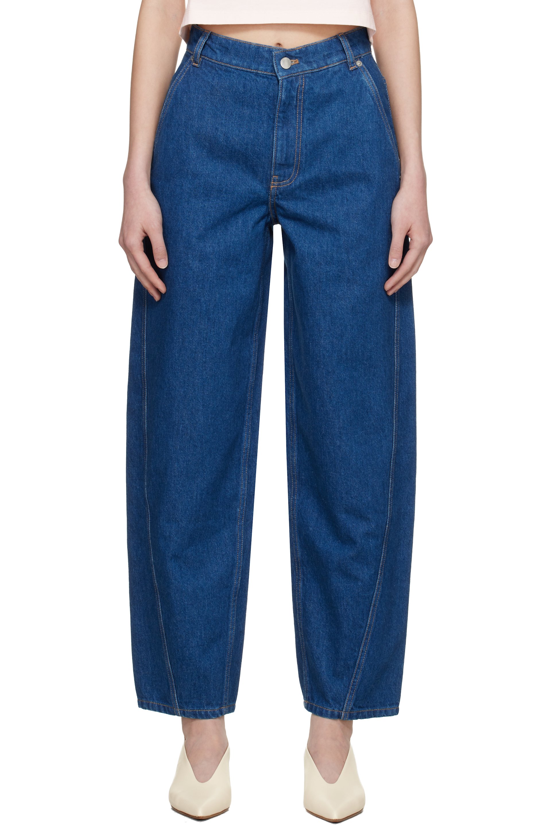 Maison Kitsuné - Jean fuselé bleu