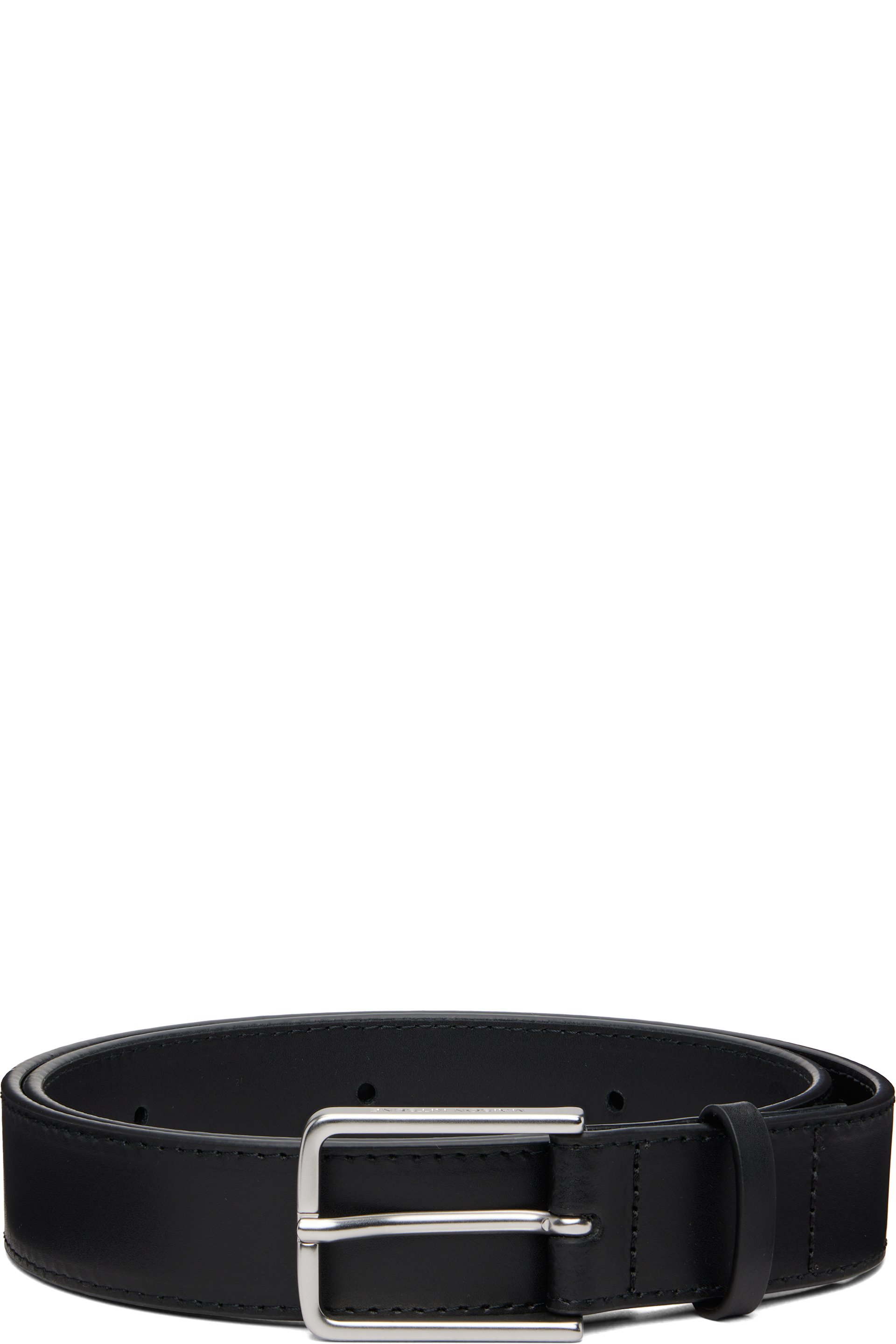 Maison Kitsuné - Black Leather Belt