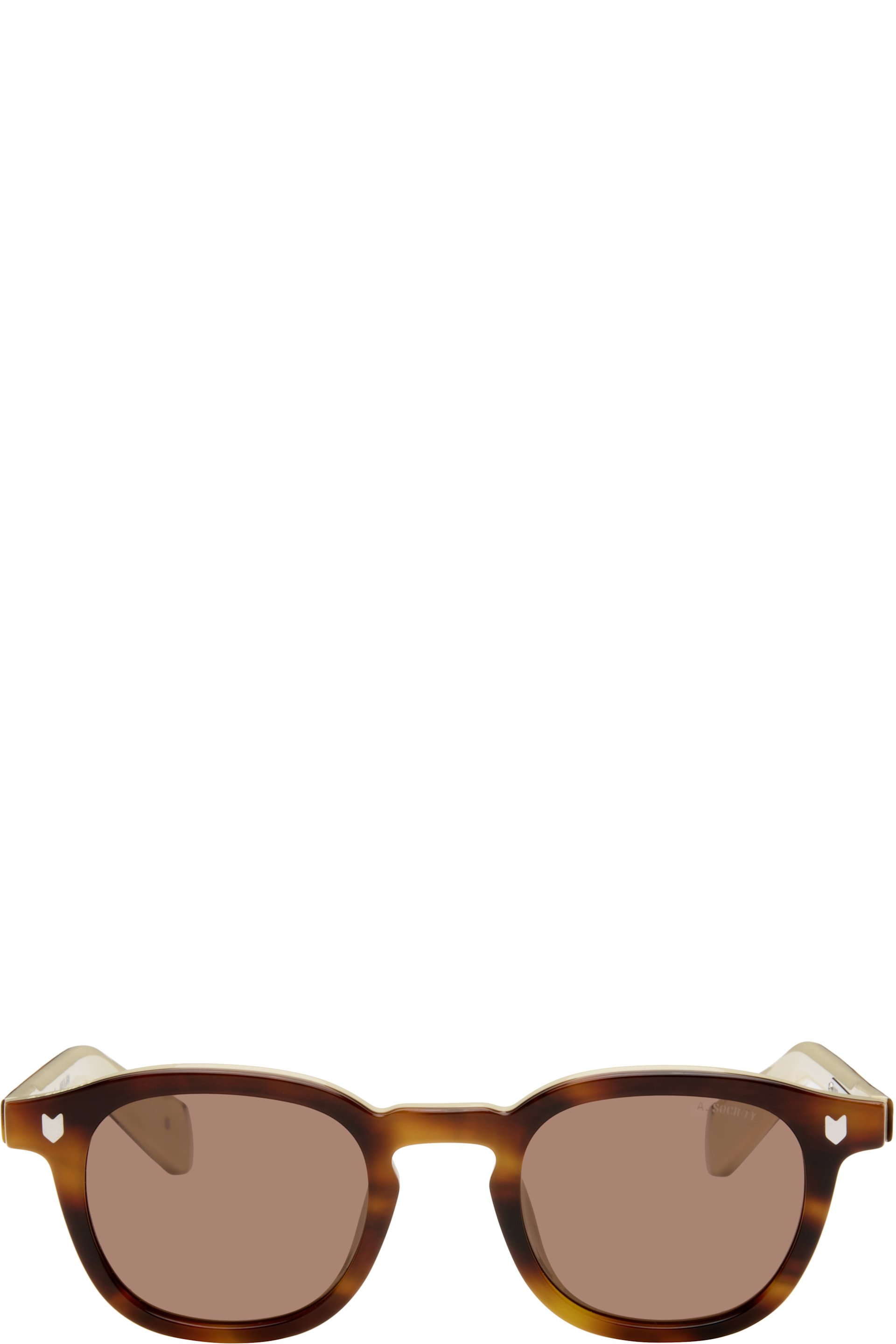 Maison Kitsuné - Brown A. Society Edition Camille Sunglasses