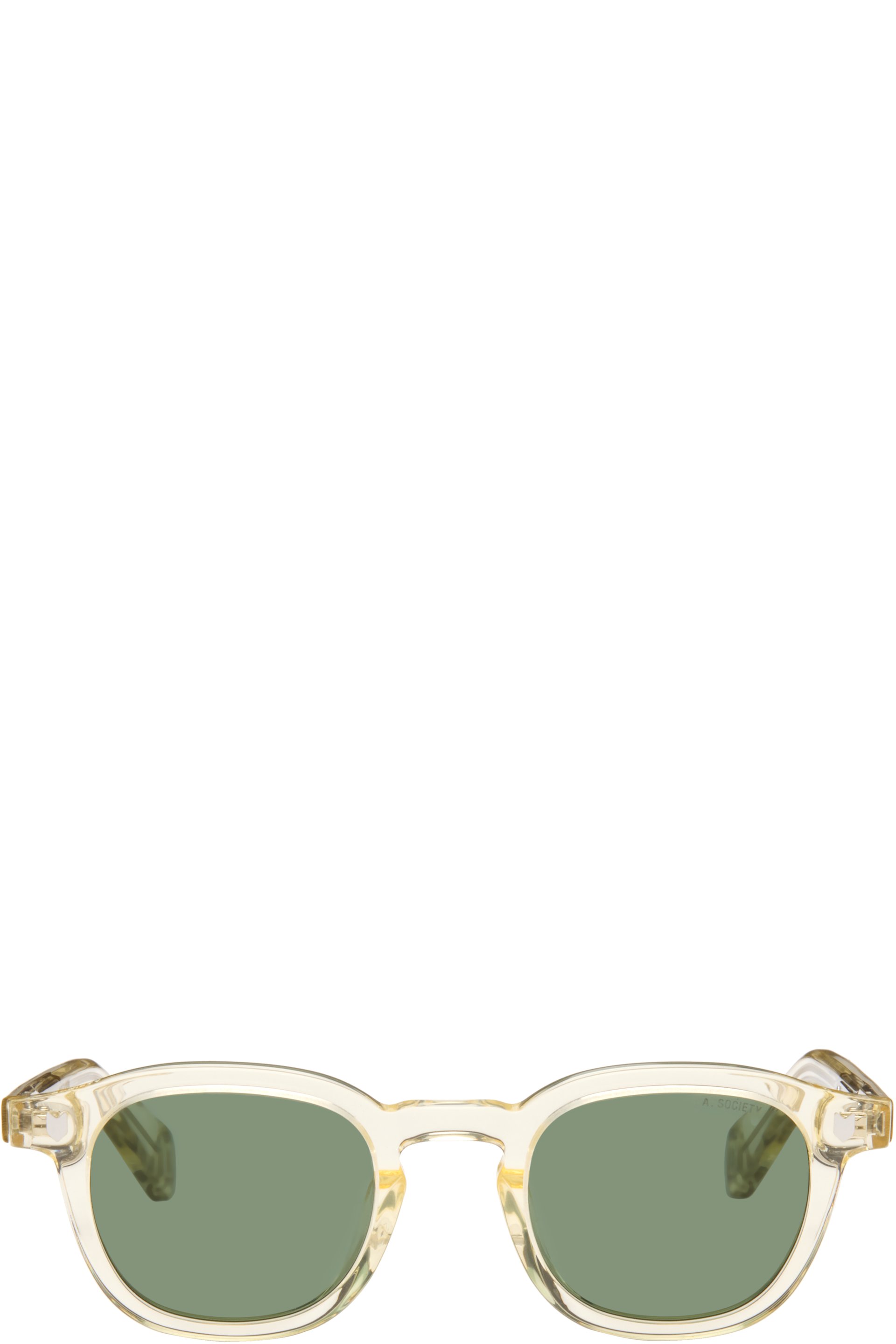 Maison Kitsuné - Yellow A. Society Edition Camille Sunglasses