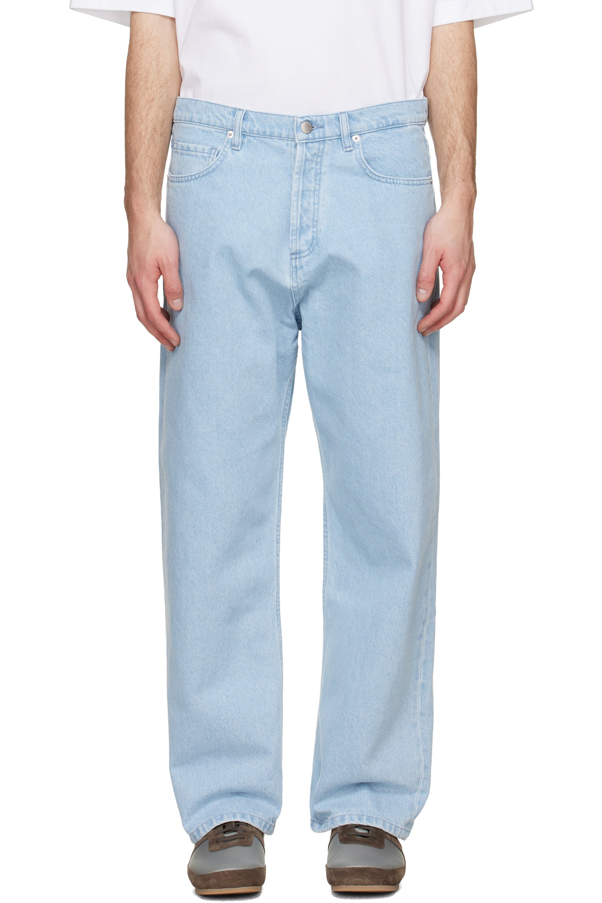 Maison Kitsuné - Blue Wide Jeans