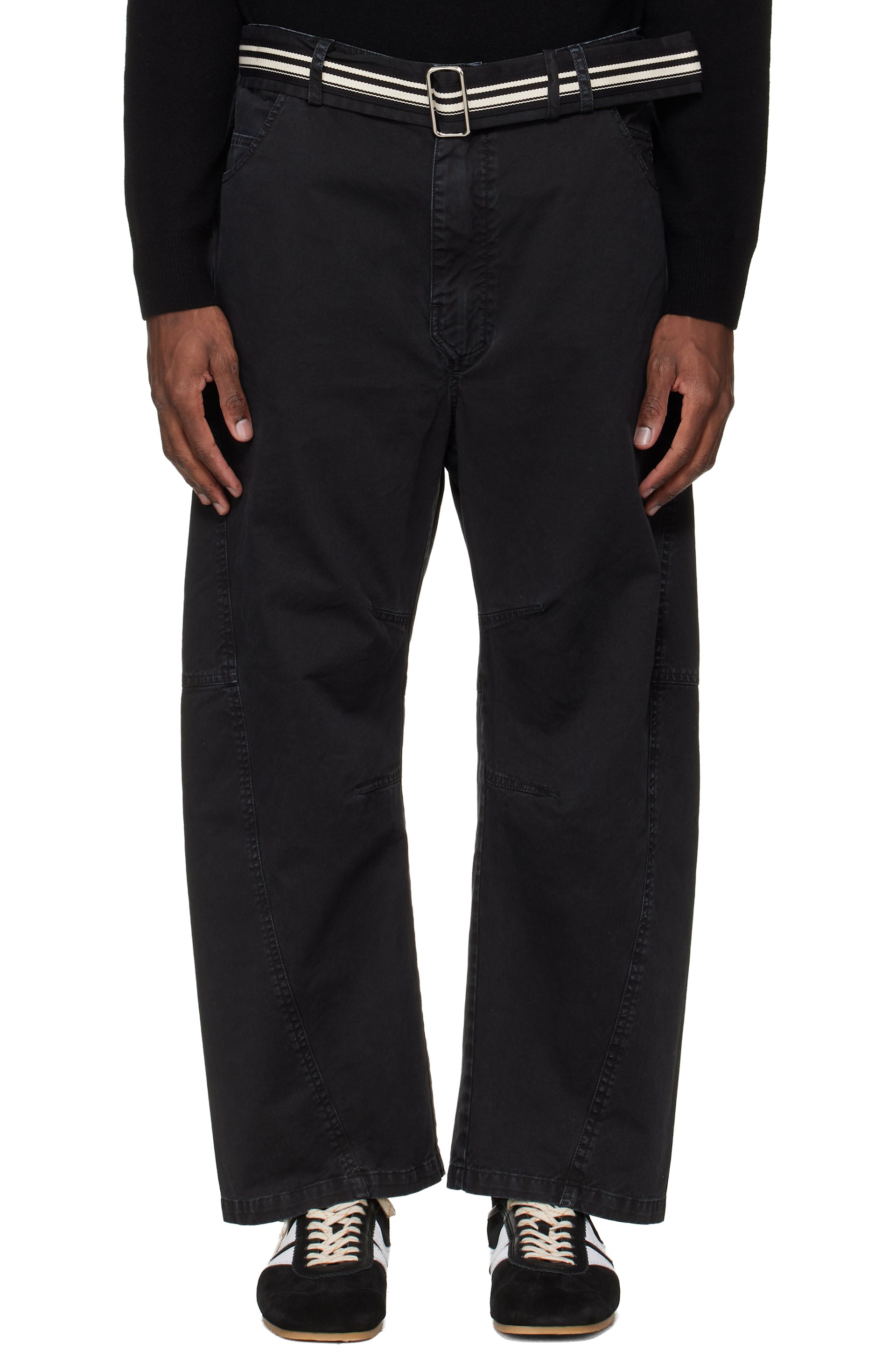 Mordecai - Black Pockets Trousers