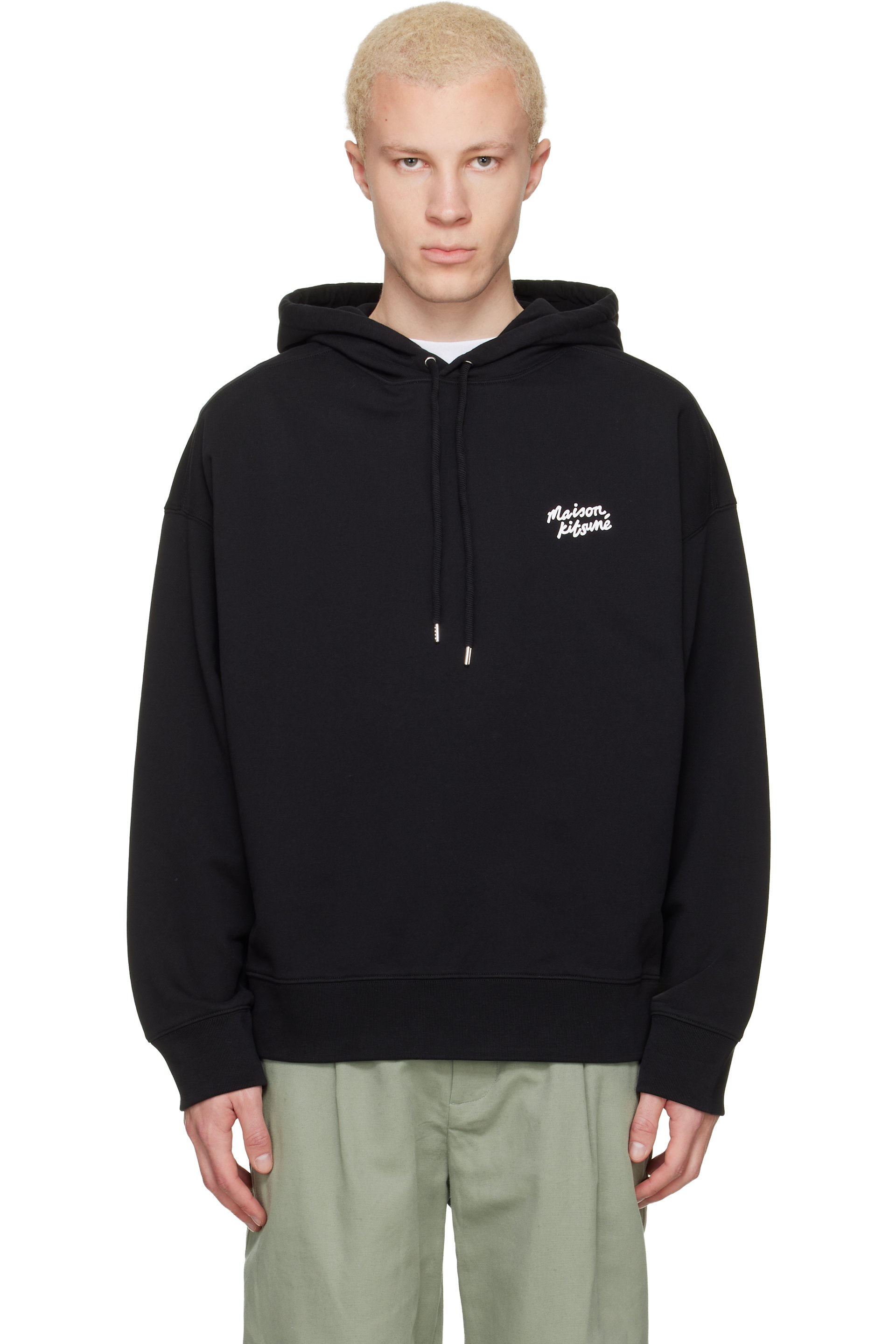 Kitsuné sweater Maison Kitsune Sky Blue Big Fox Head Intarsia Crewneck Sweater