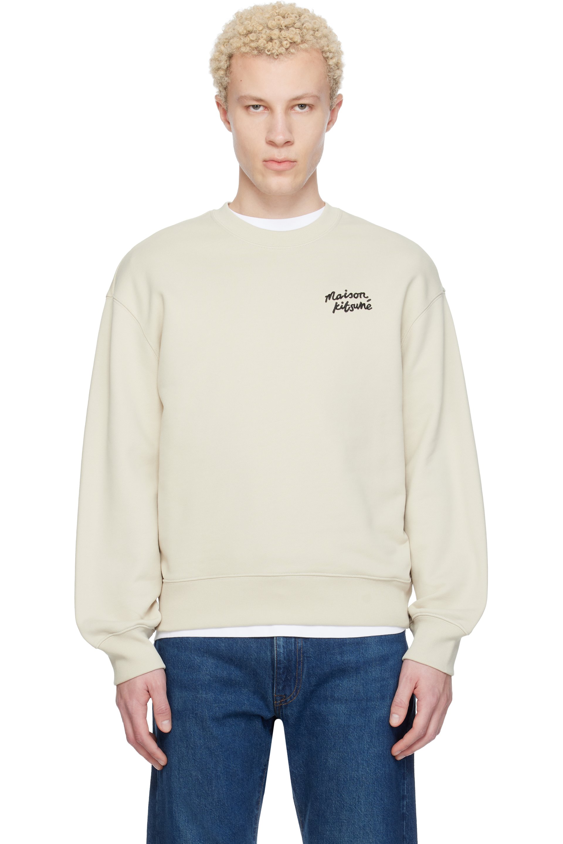 Maison Kitsuné Sweaters for Men | SSENSE Canada