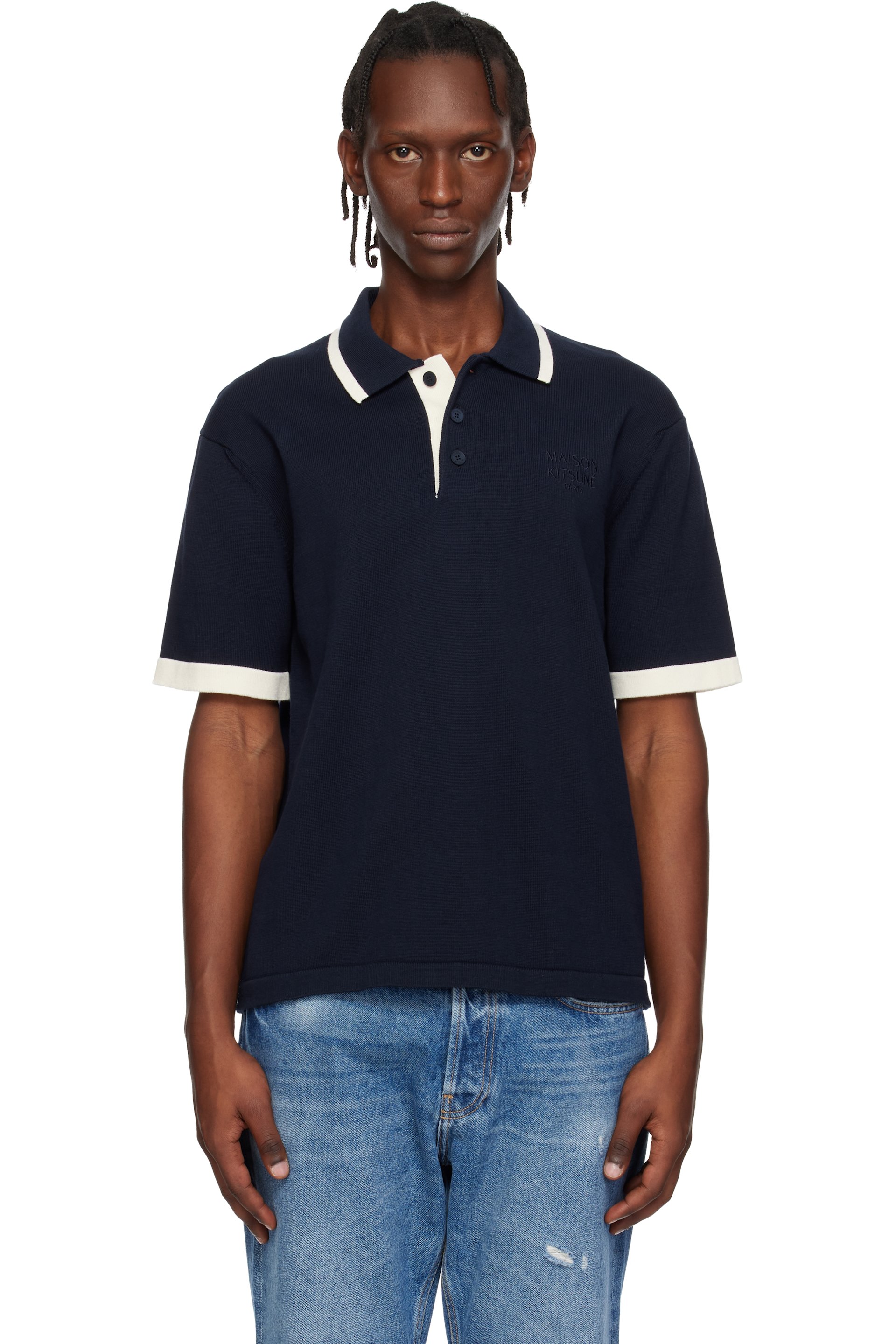 Maison Kitsuné Polos for Men | SSENSE Canada