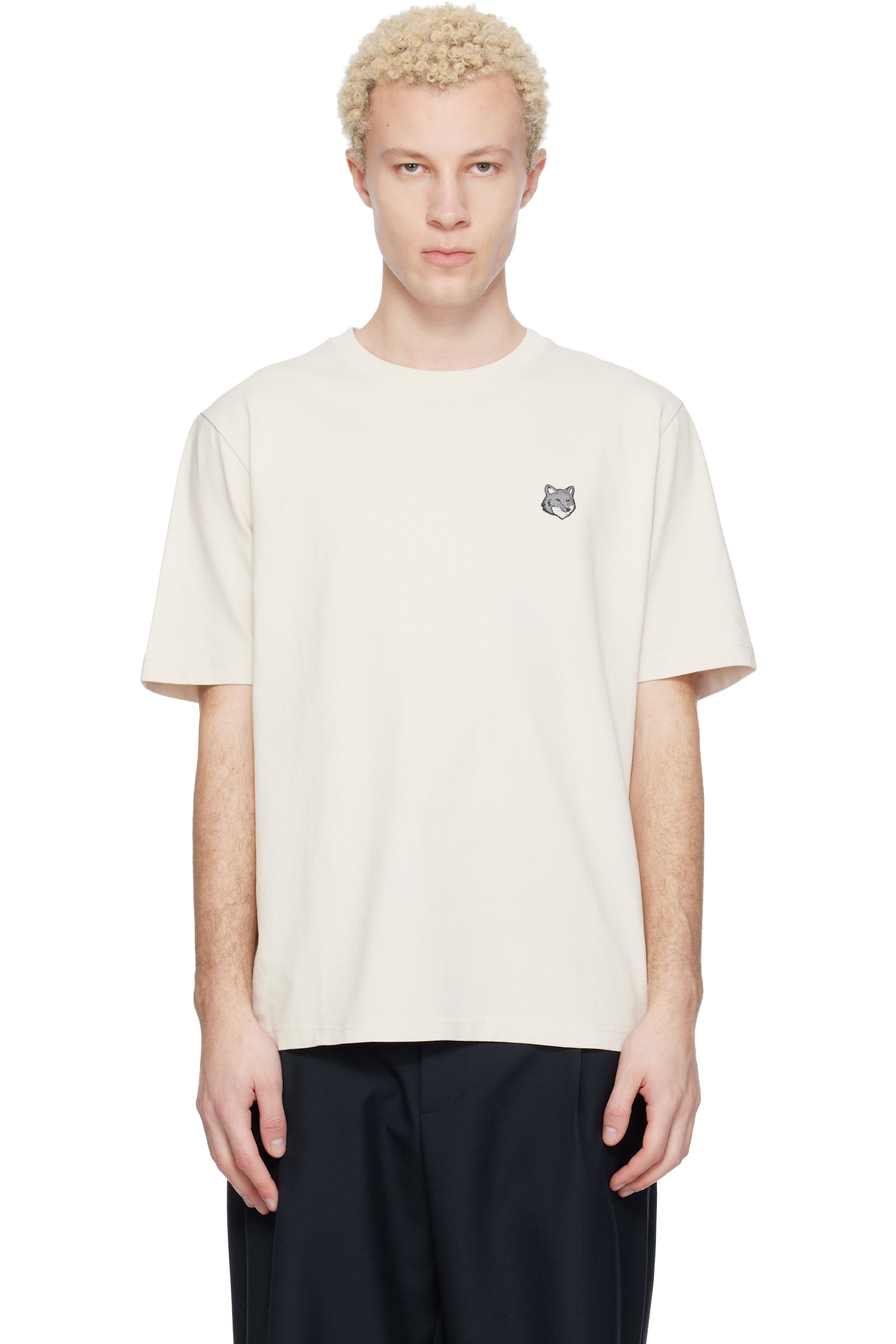 Maison Kitsunéのピンク フォックスヘッド コンフォート Tシャツがセール中