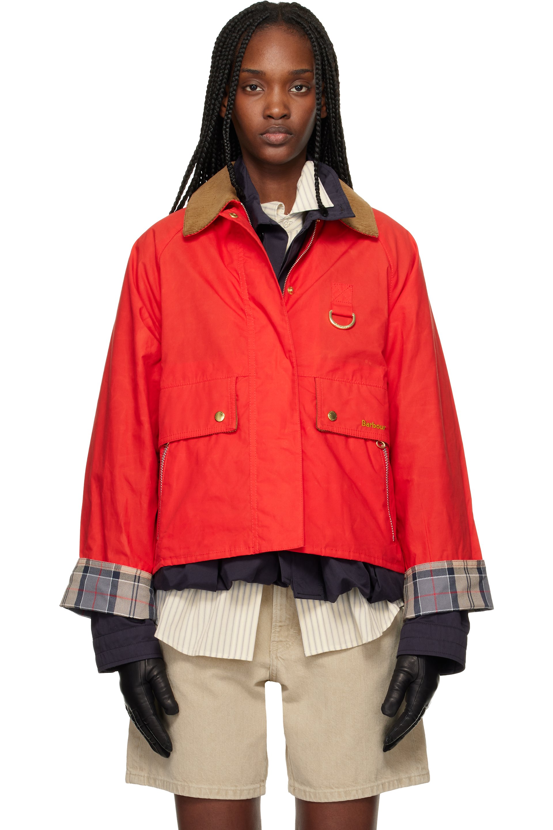Barbour - Blouson décontracté Mackworth rouge