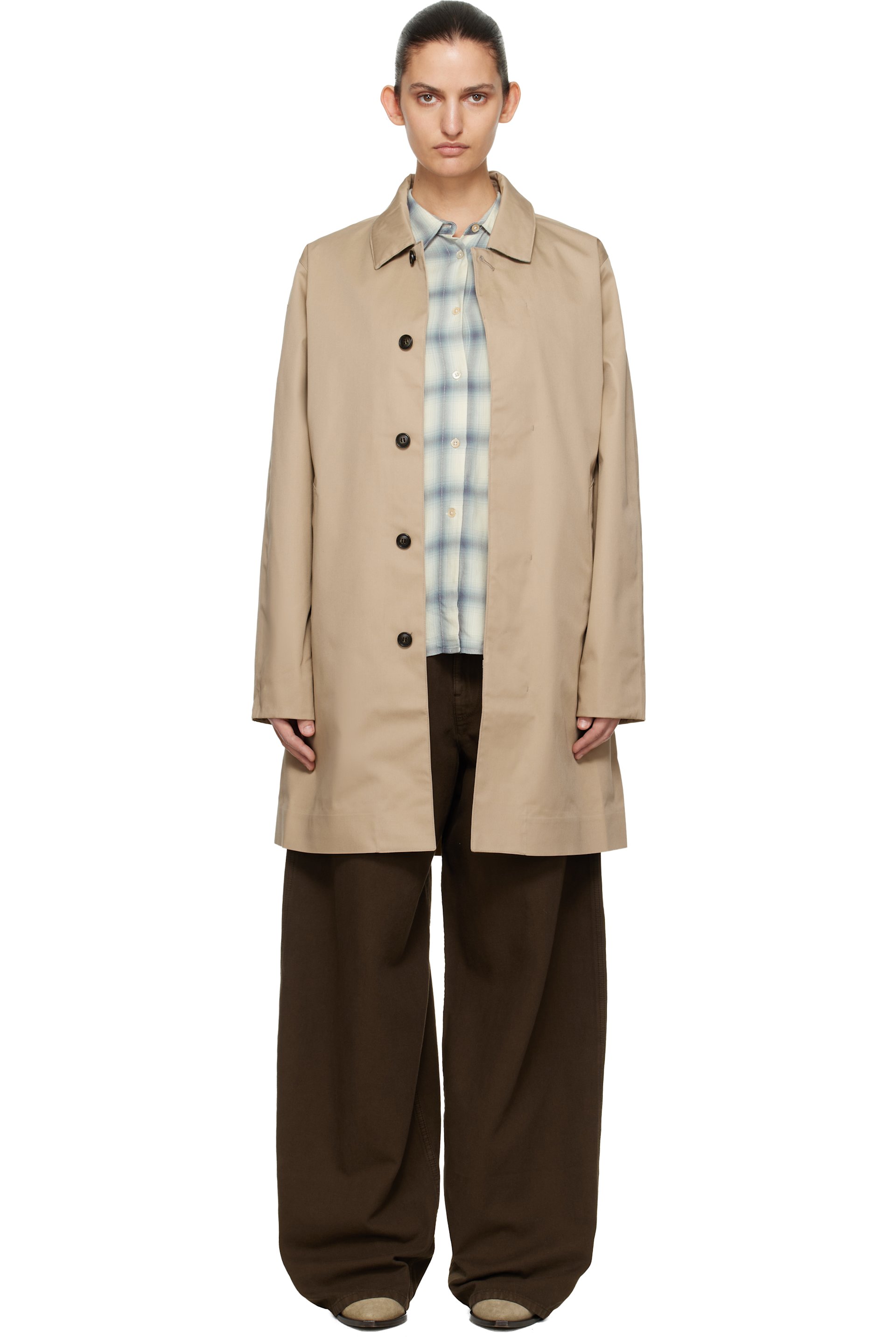 Barbour - Blouson de style mackintosh léger Rokig beige