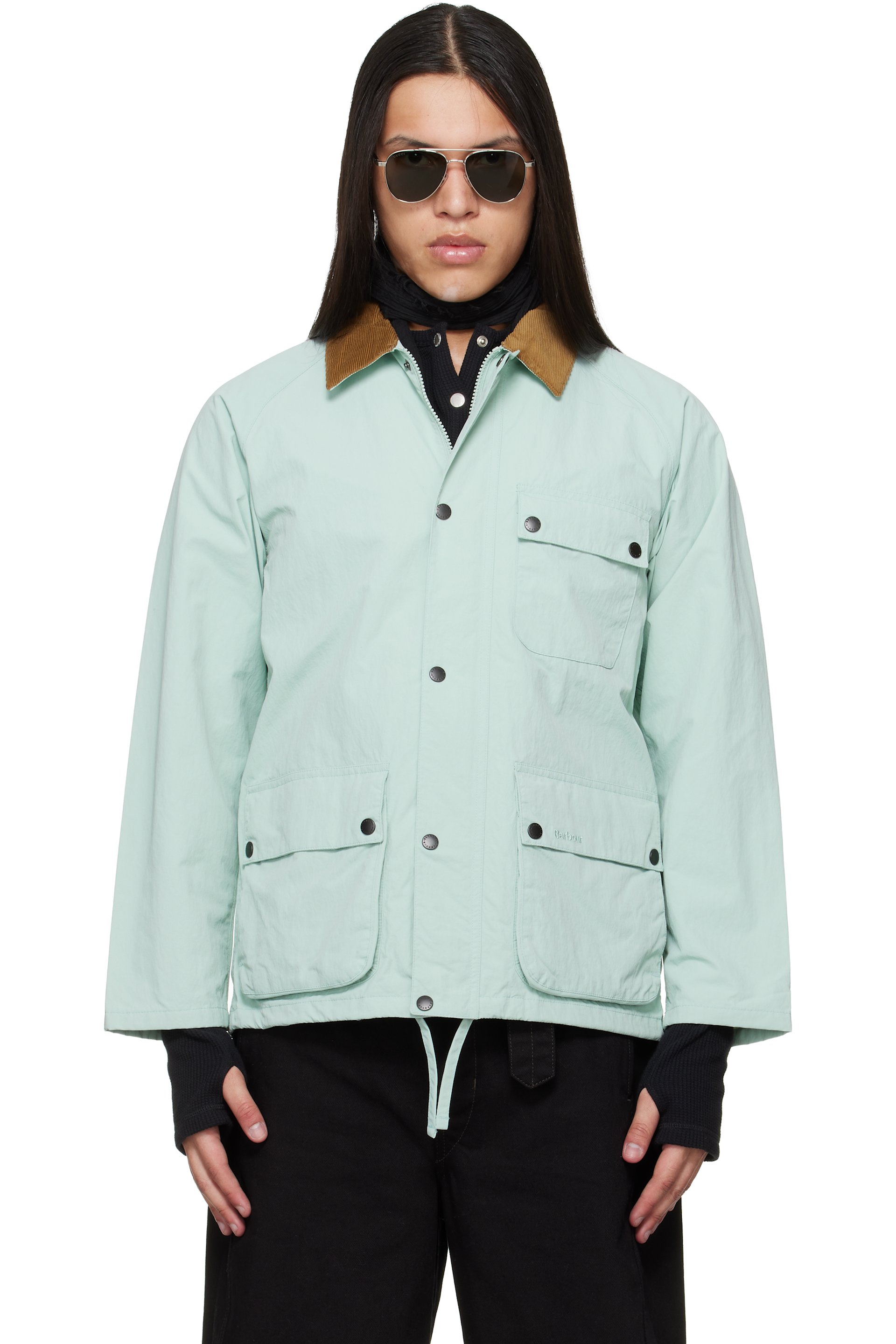 Barbour - 蓝色 Modified Solway Showerproof 夹克