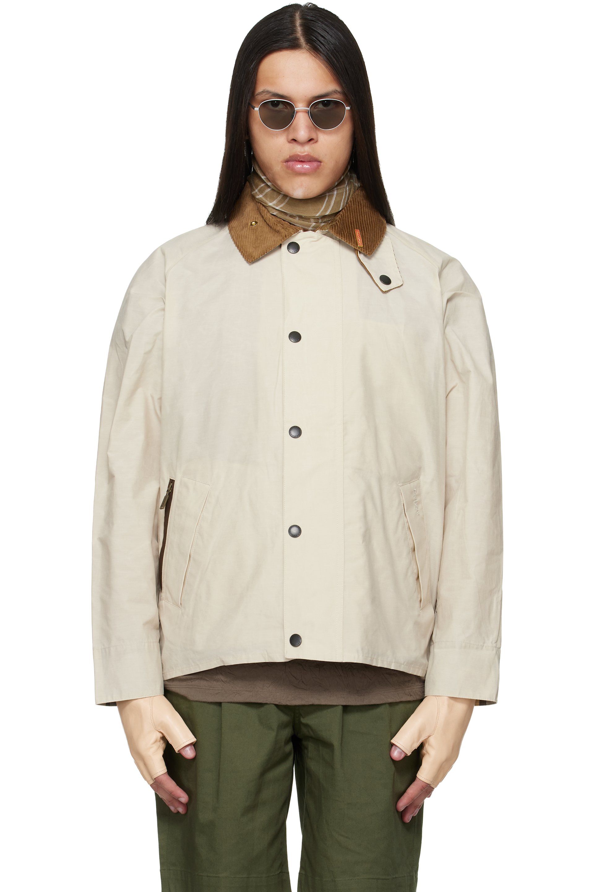 Barbour - 灰白色 Icons Transport Casual 夹克
