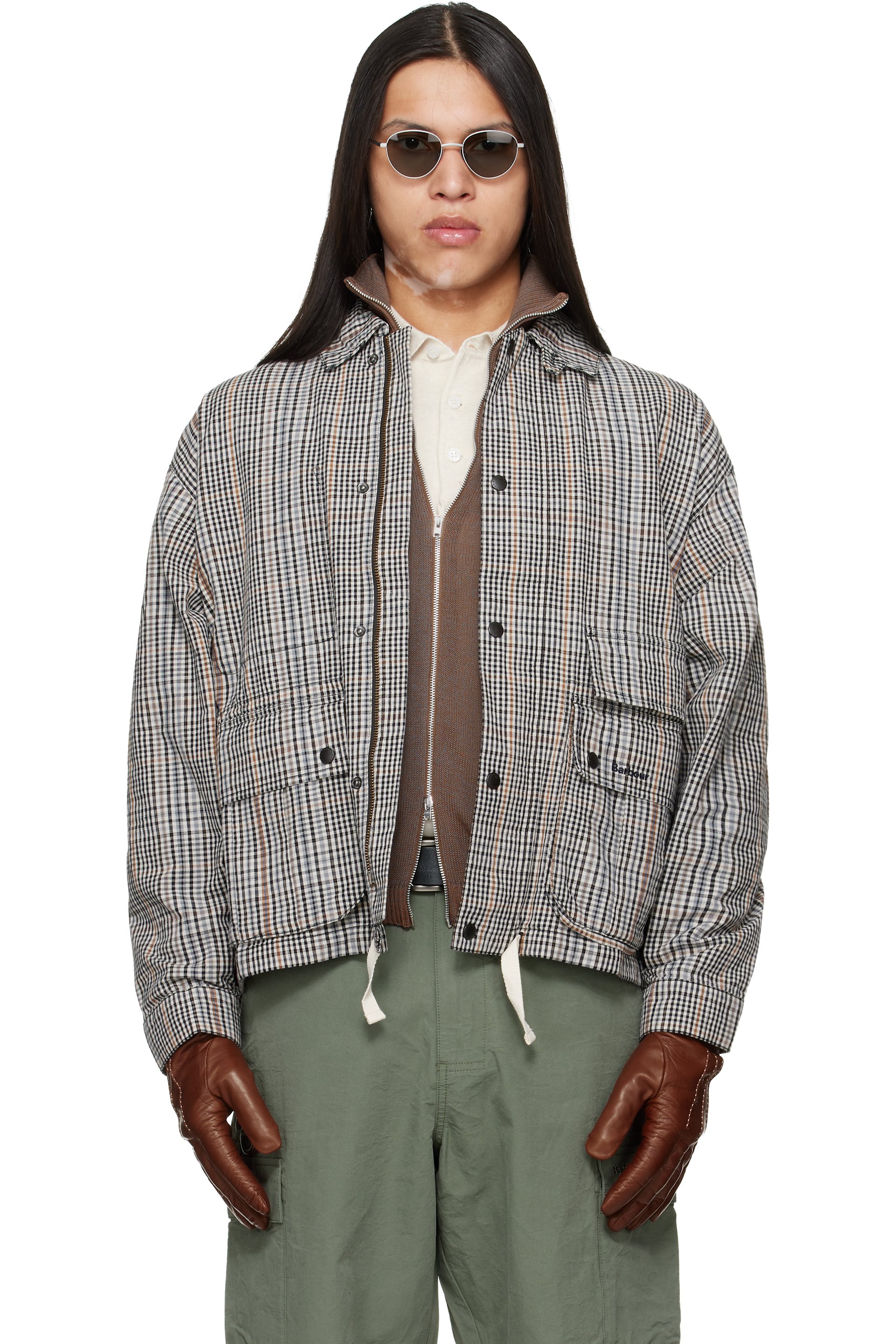 Barbour - 灰色 Westoe Check Casual 夹克