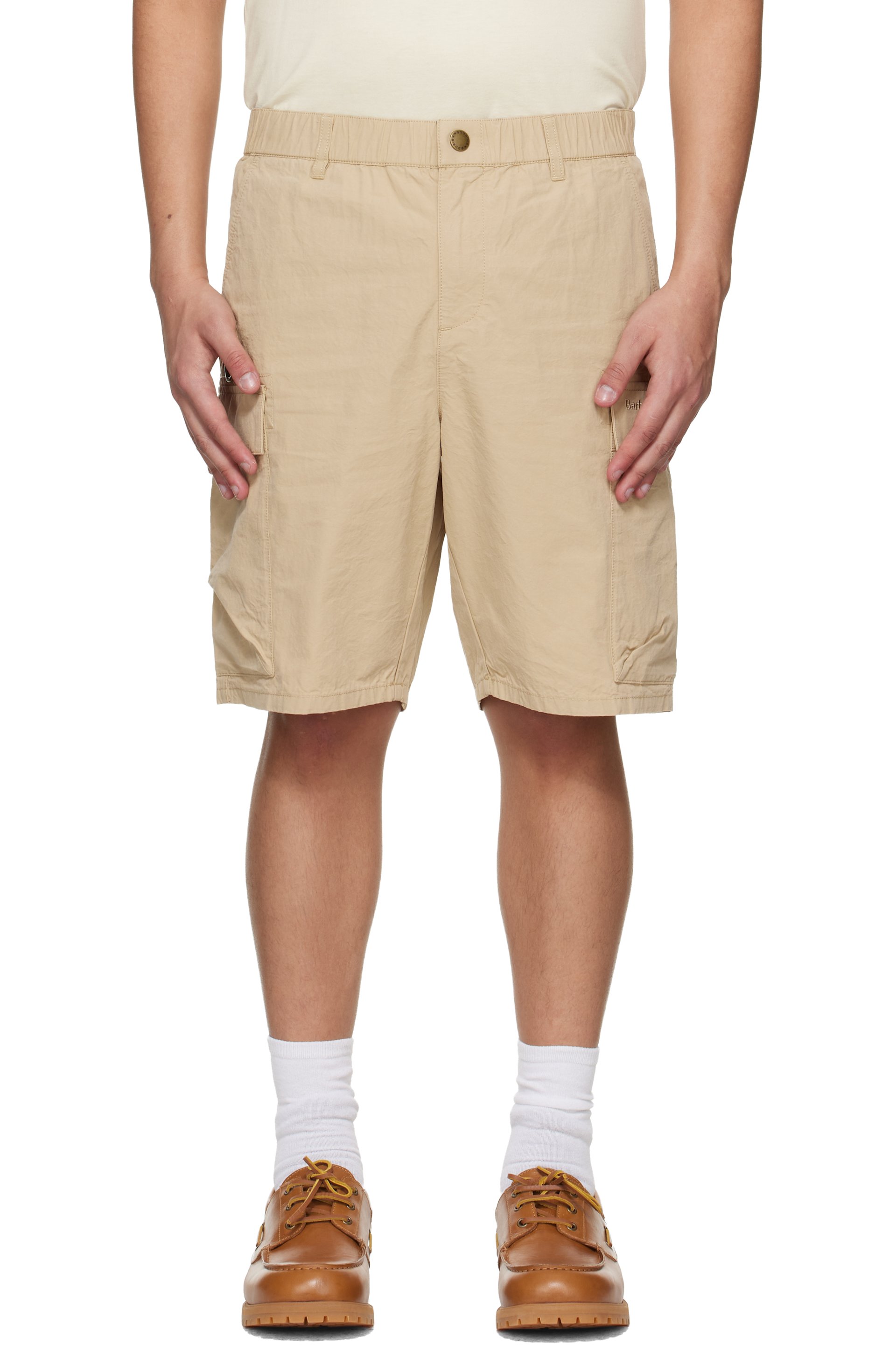 Barbour - Beige Spey Poplin Shorts