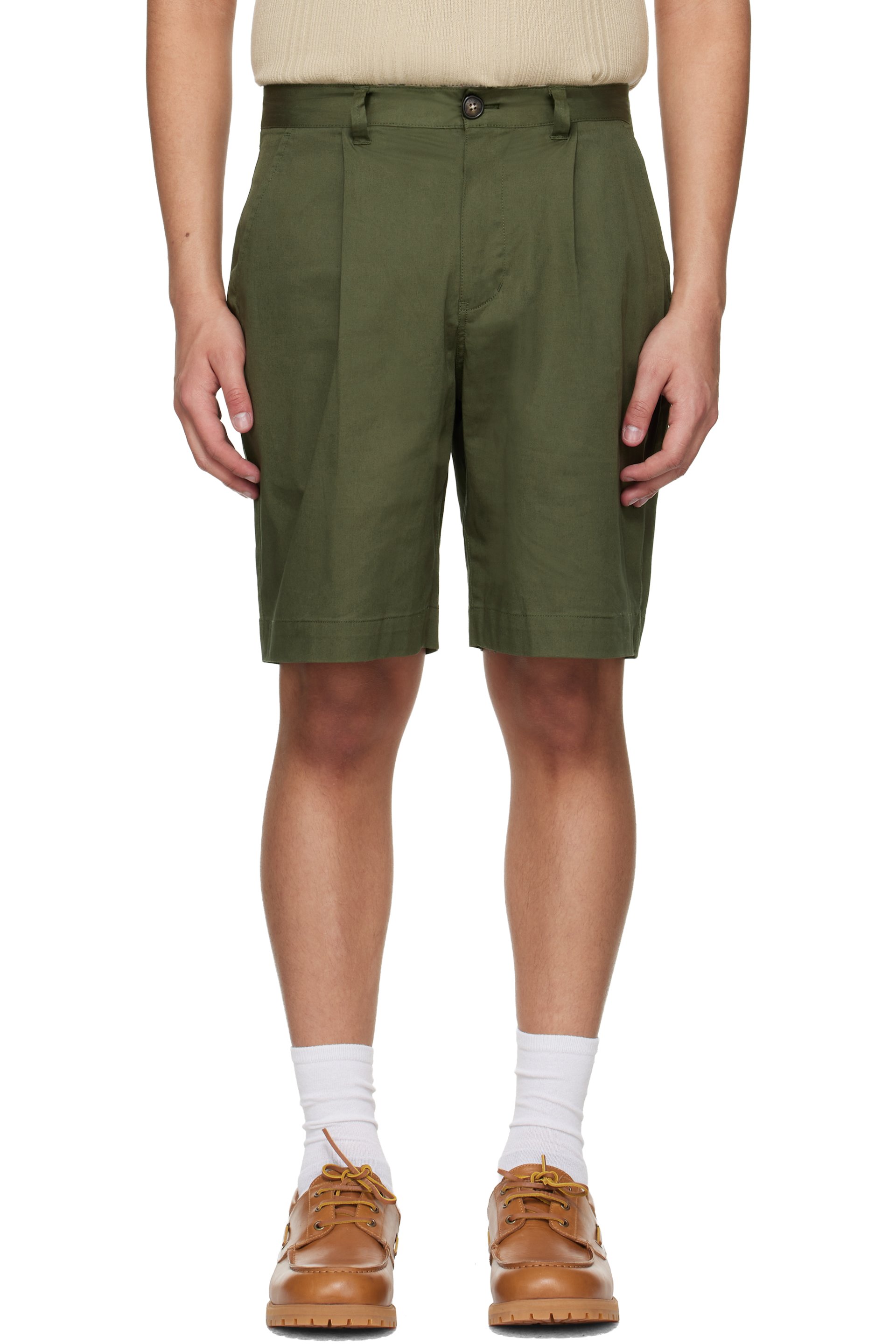 Barbour - Khaki Mordey Chino Shorts