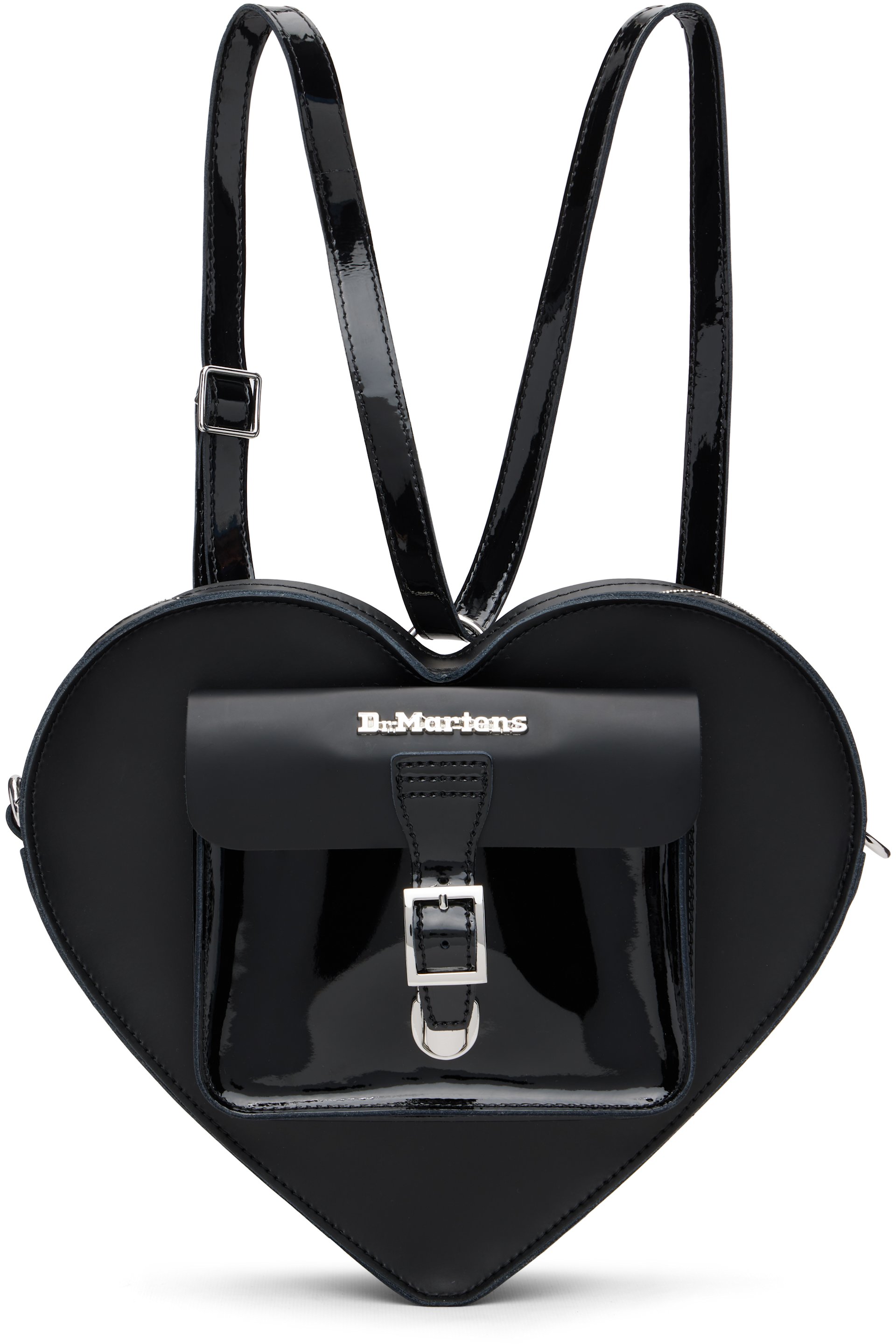 Dr. Martens - Sac à dos en forme de cœur Kiev noir en cuir