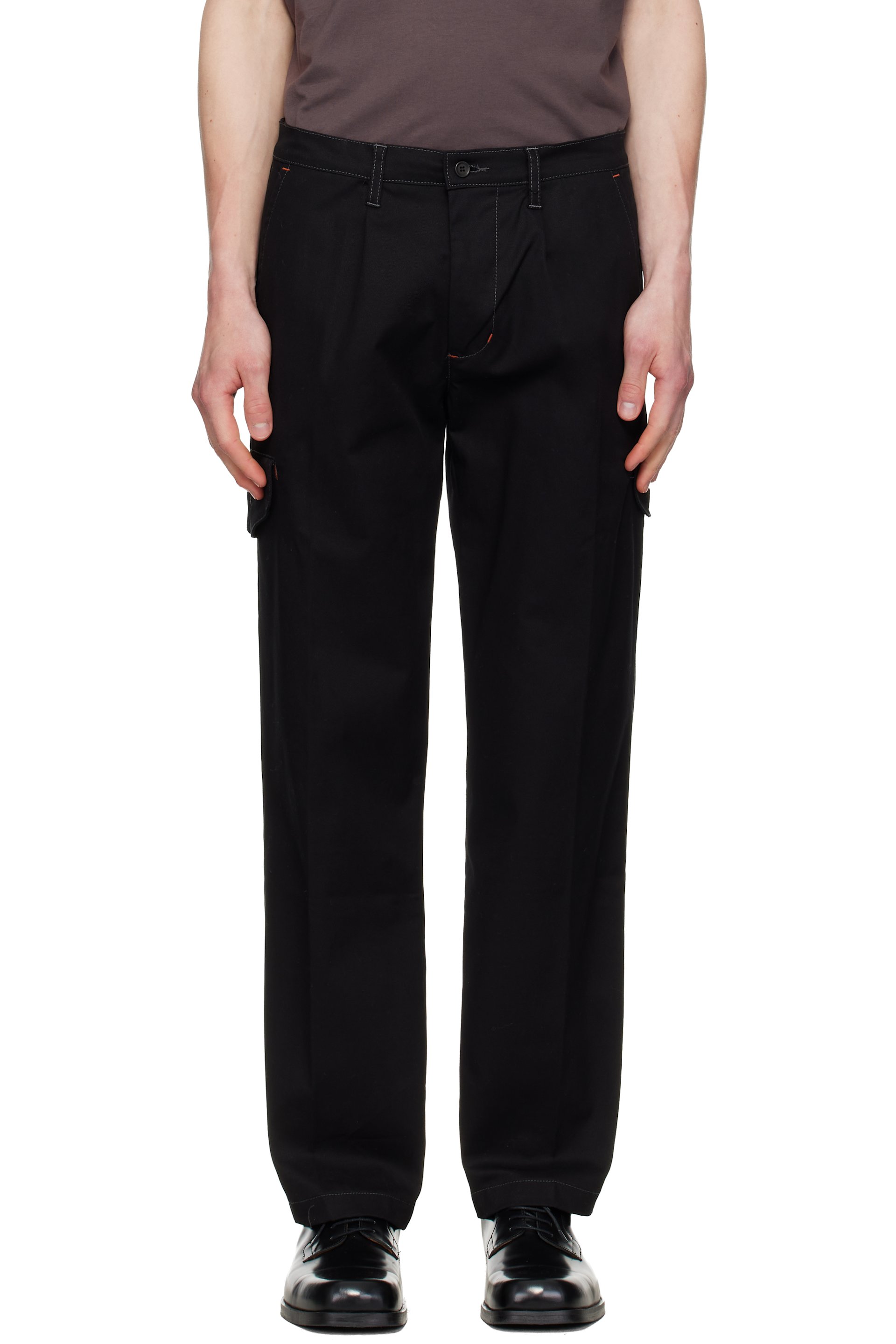 Silas - Black Work Trousers