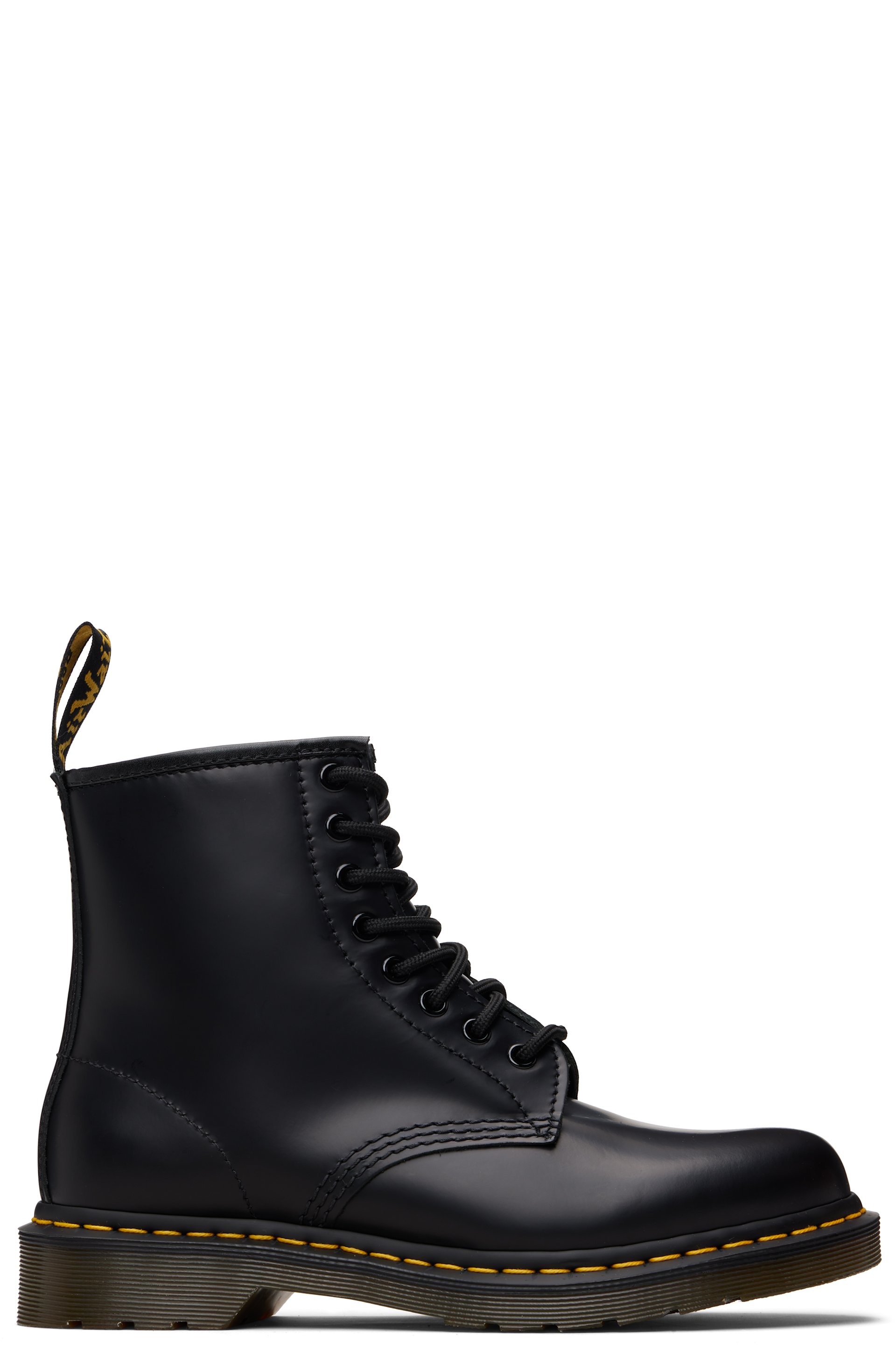 Dr. Martens - Black 1460 Smooth Leather Lace Up Boots