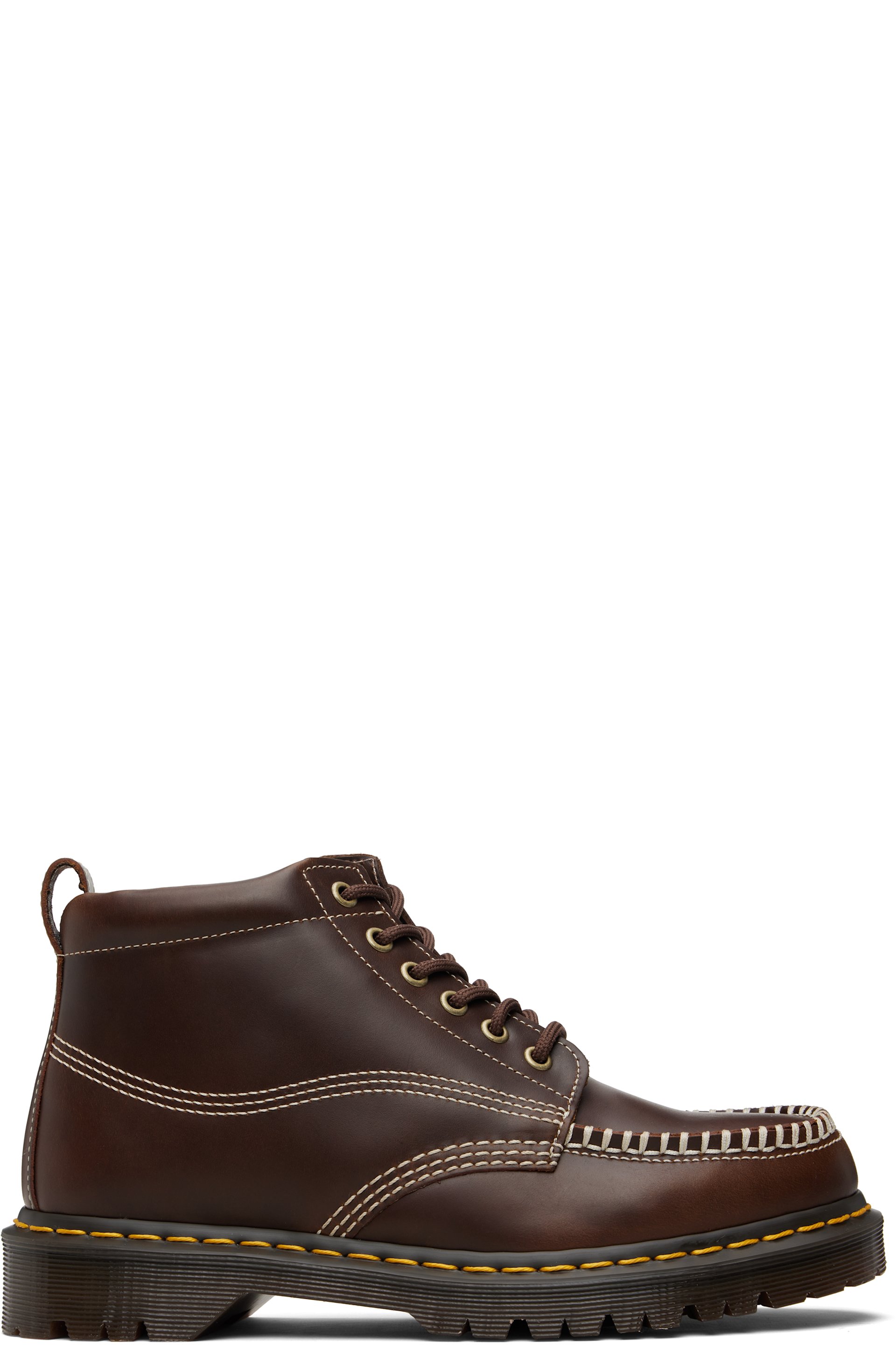 Dr. Martens - Brown Leather Lowell Chukka Boots