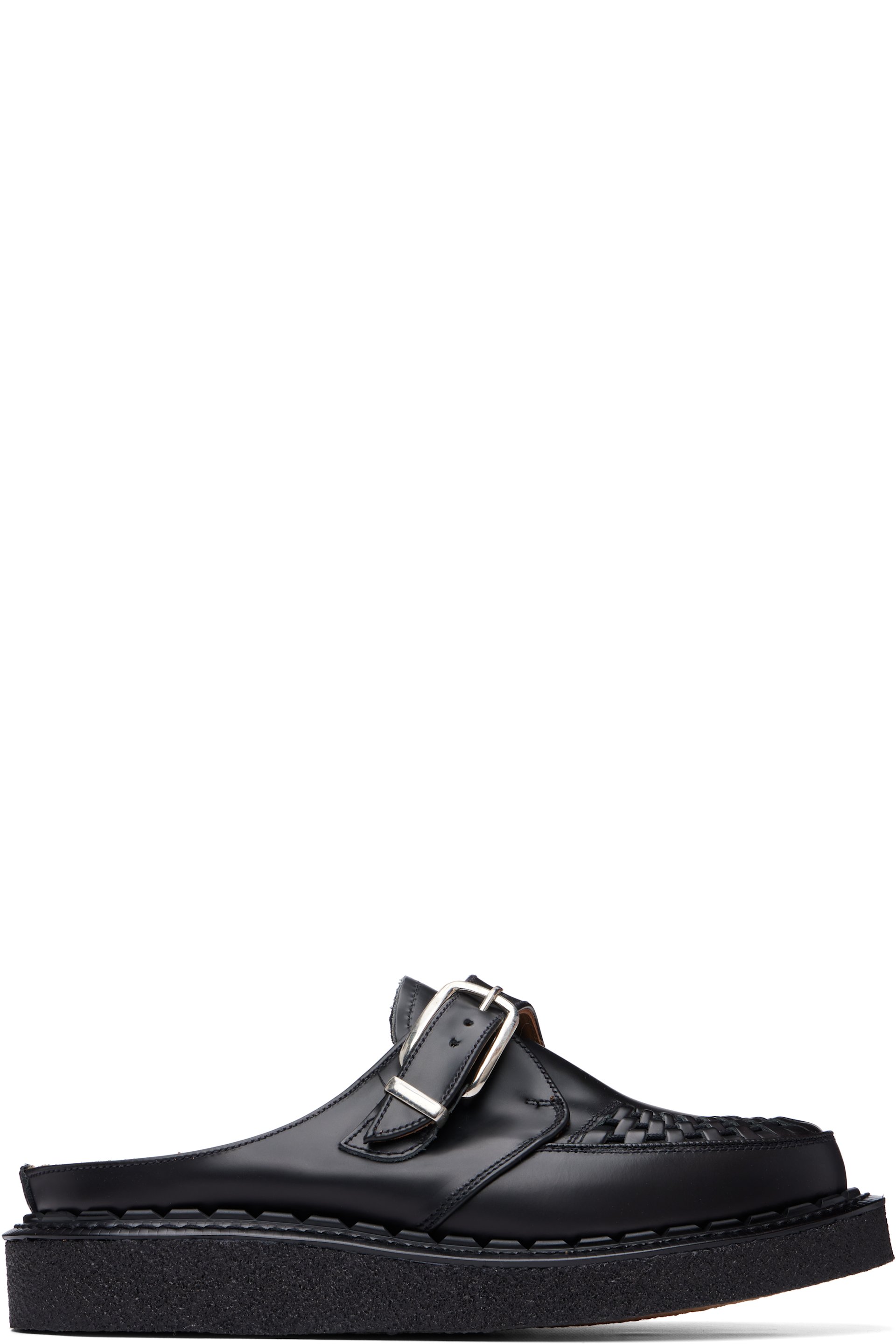 George Cox - Black Alaska Mule Loafers