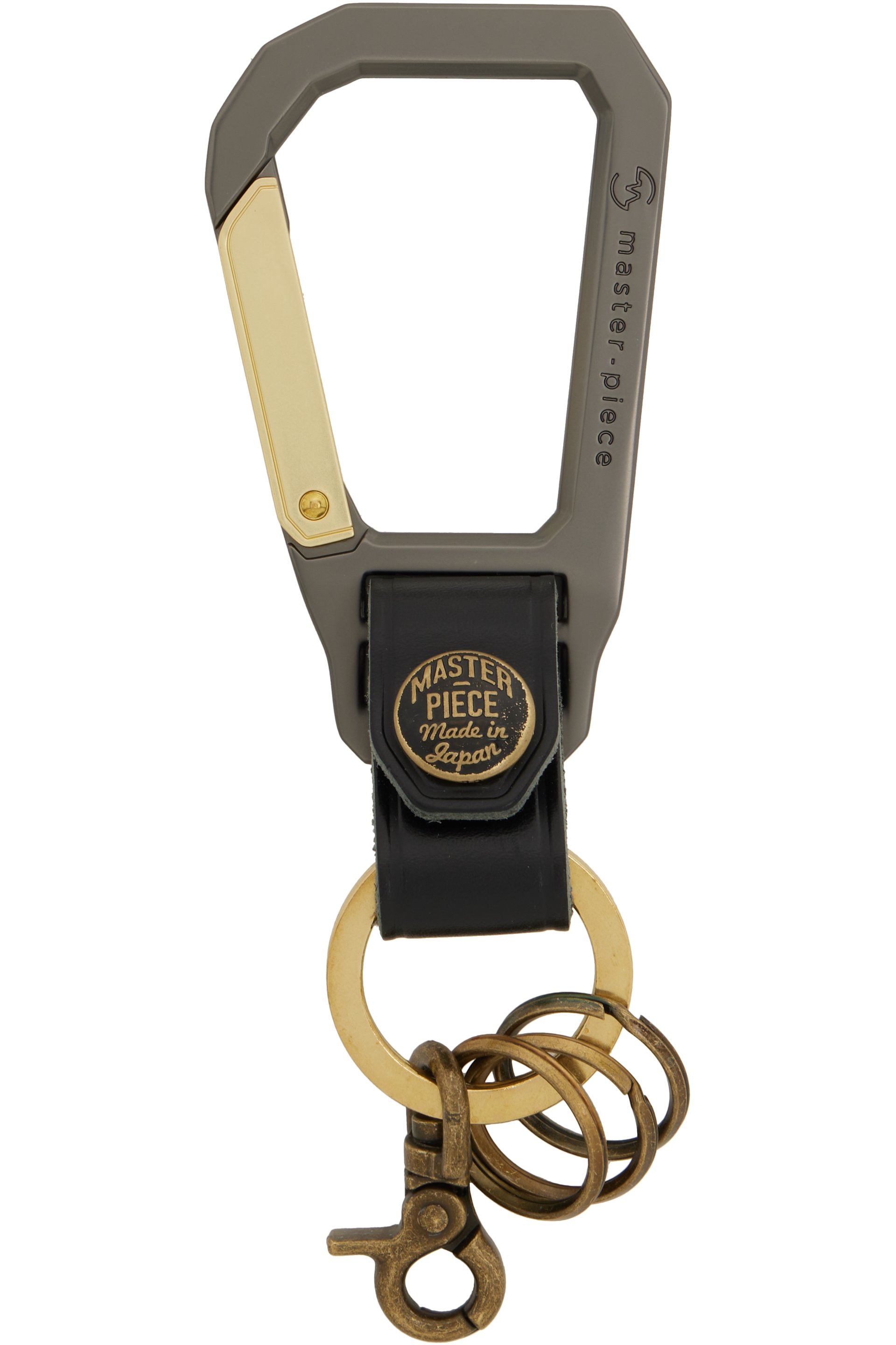 master-piece - Black Carabiner Keychain