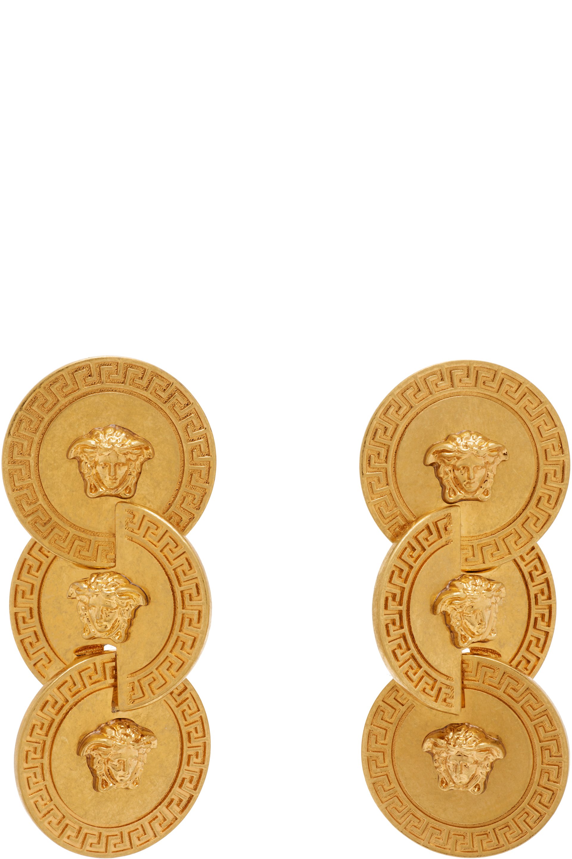 Versace - Boucles d'oreilles à médaillons Tribute