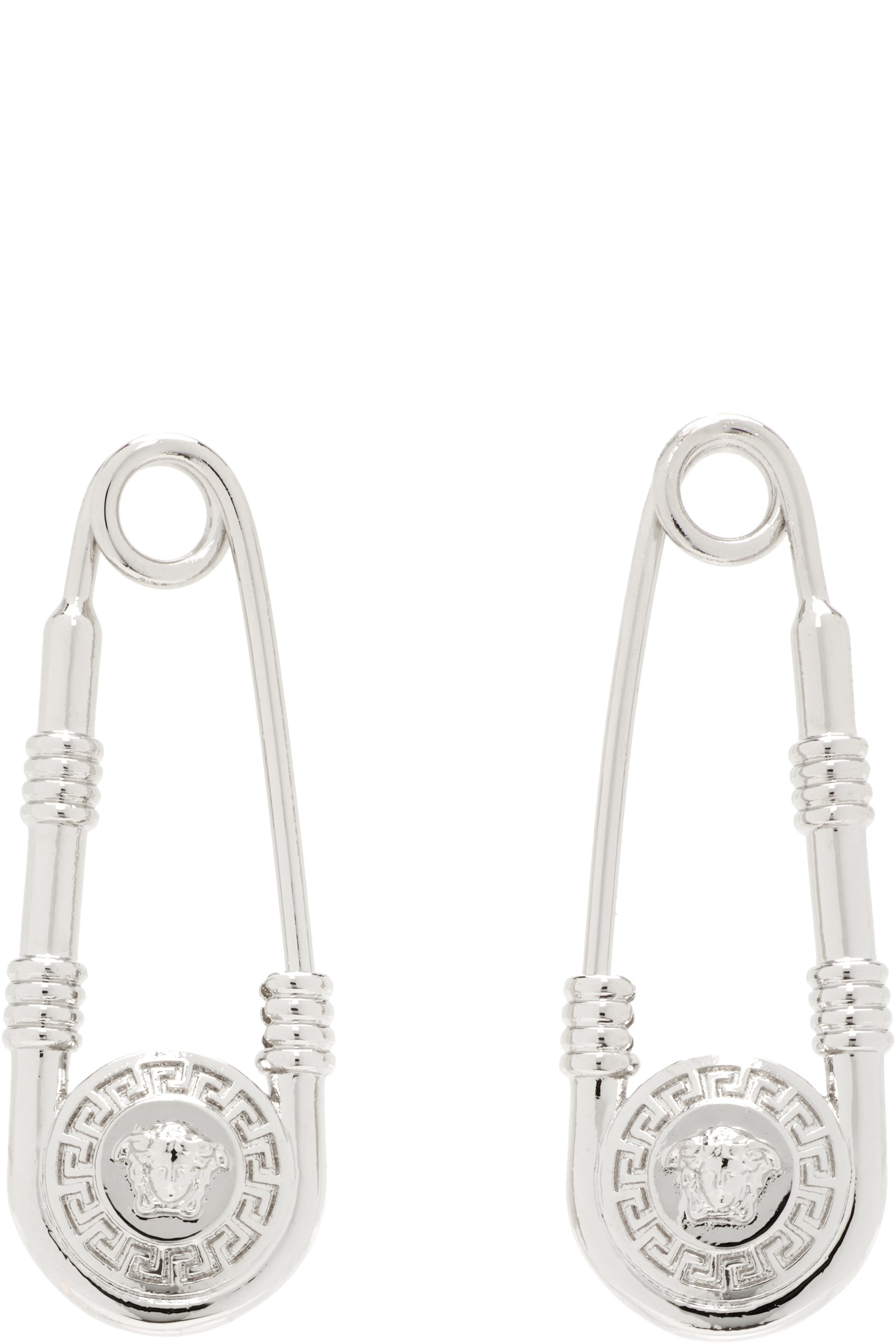 Versace - Boucles d'oreilles en forme d'épingle de sureté