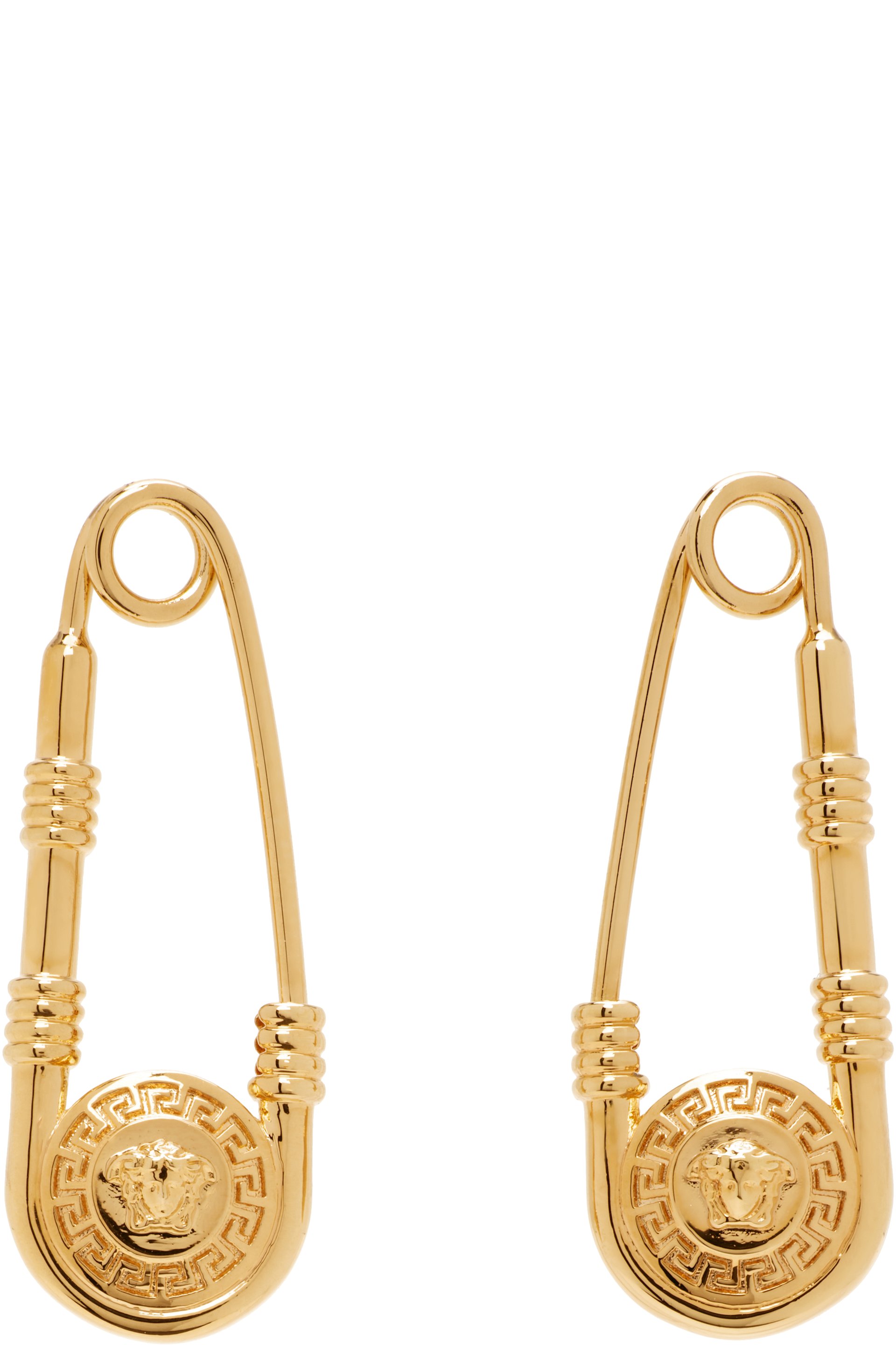 Versace - Safety Pin Earrings