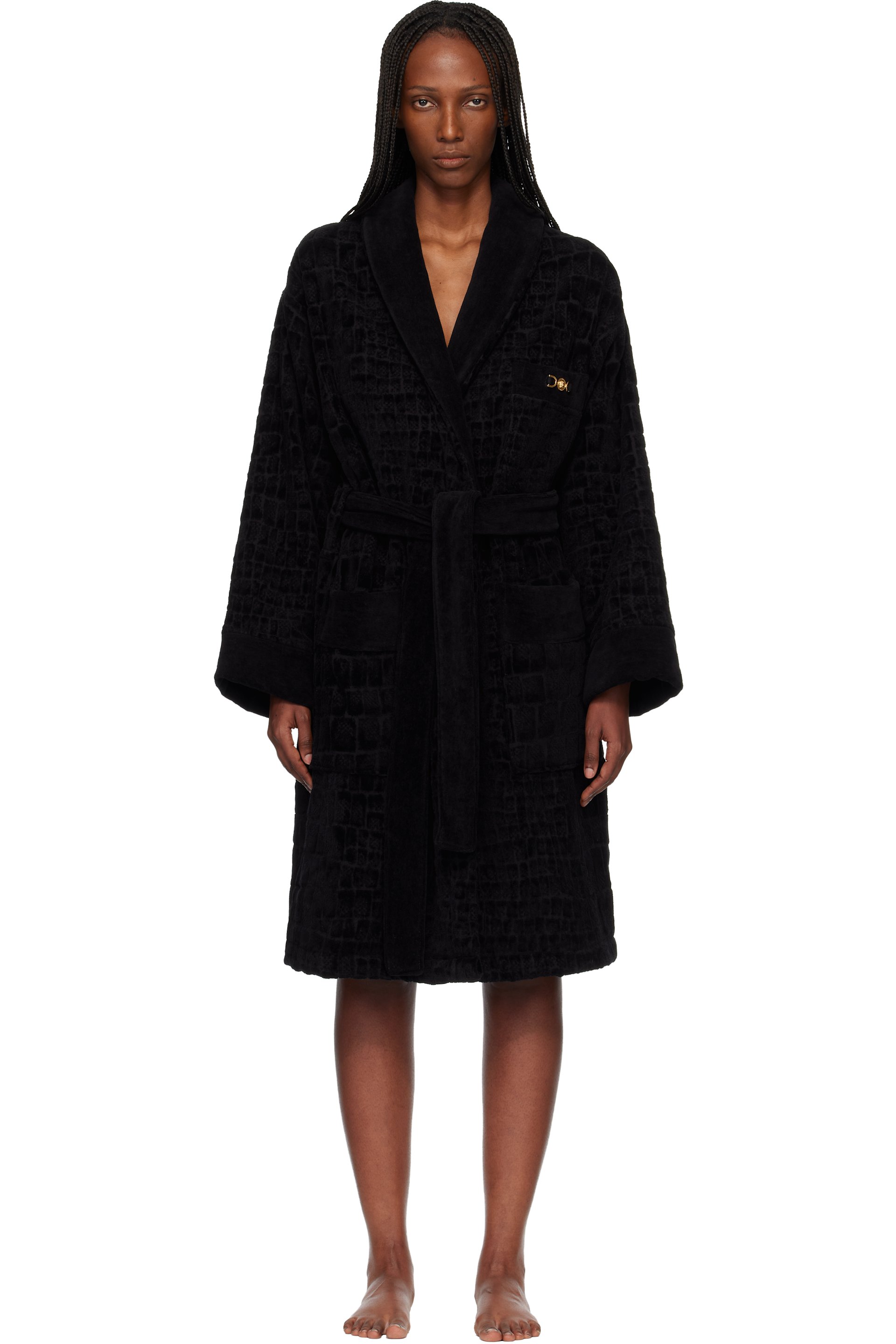 Versace - Black Icon Bathrobe