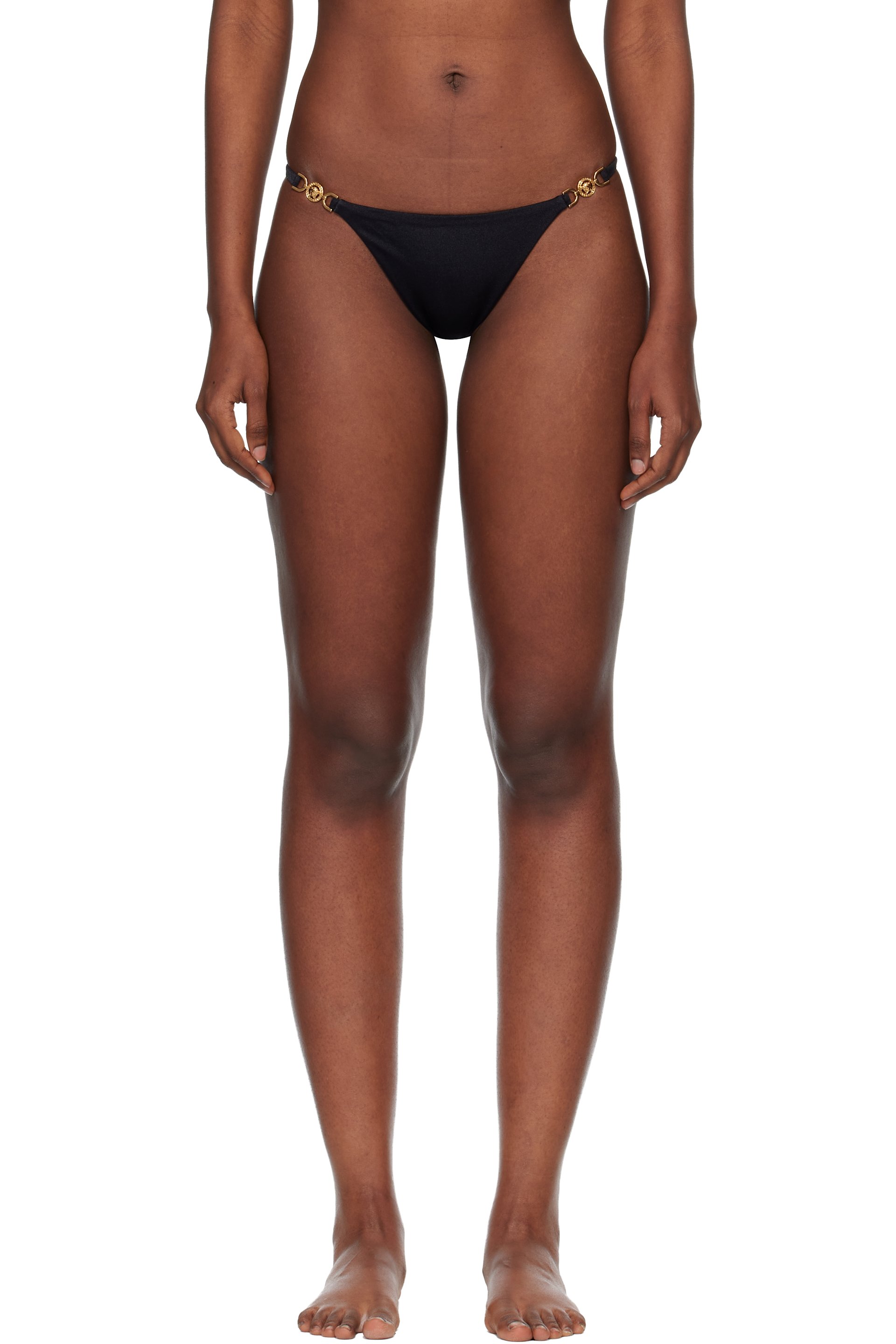 Versace - Culotte de bikini noir
