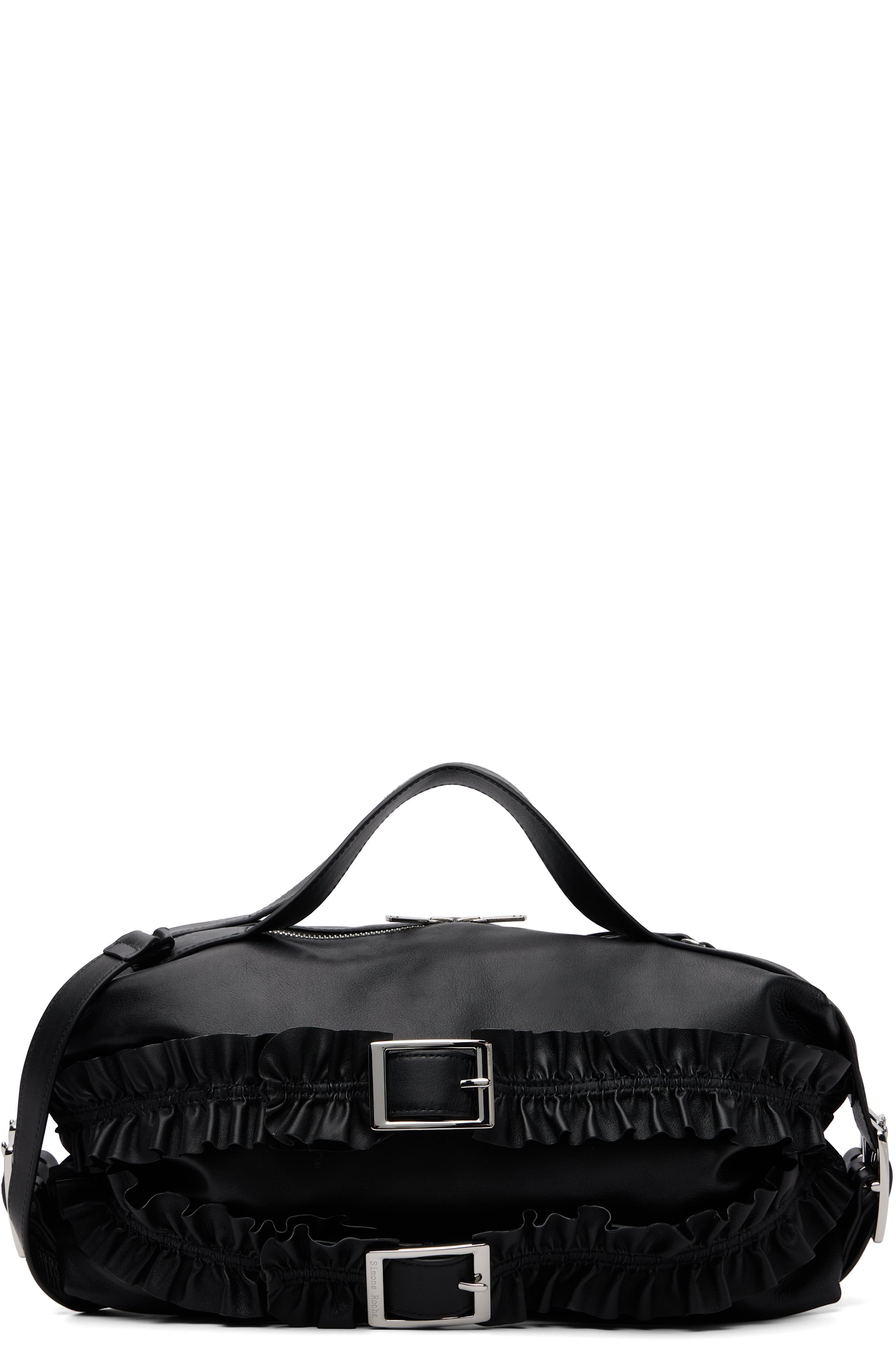 Simone Rocha - ブラック Biker Frill バッグ