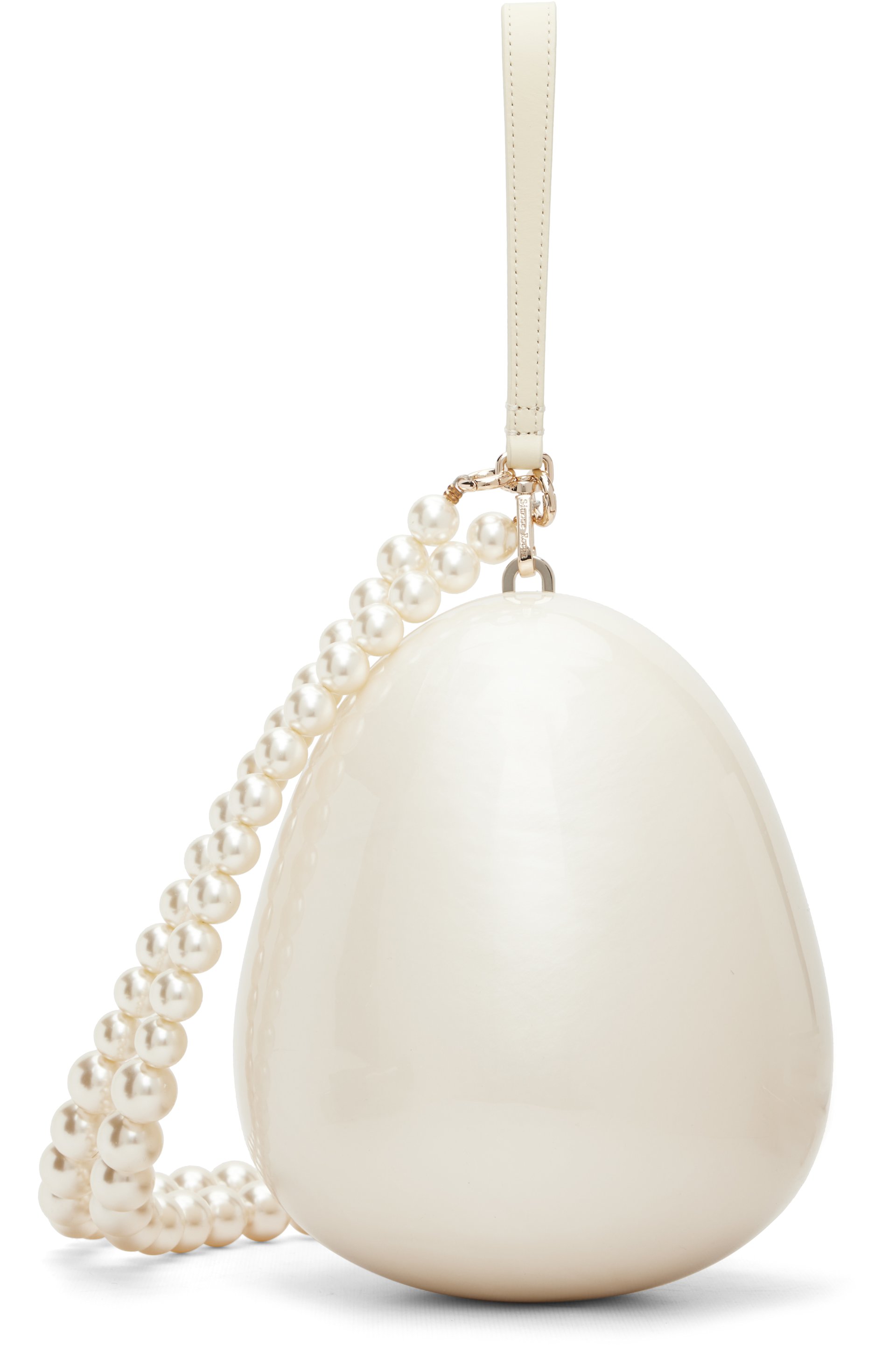 Simone Rocha - オフホワイト ラージ Pearl Egg バッグ