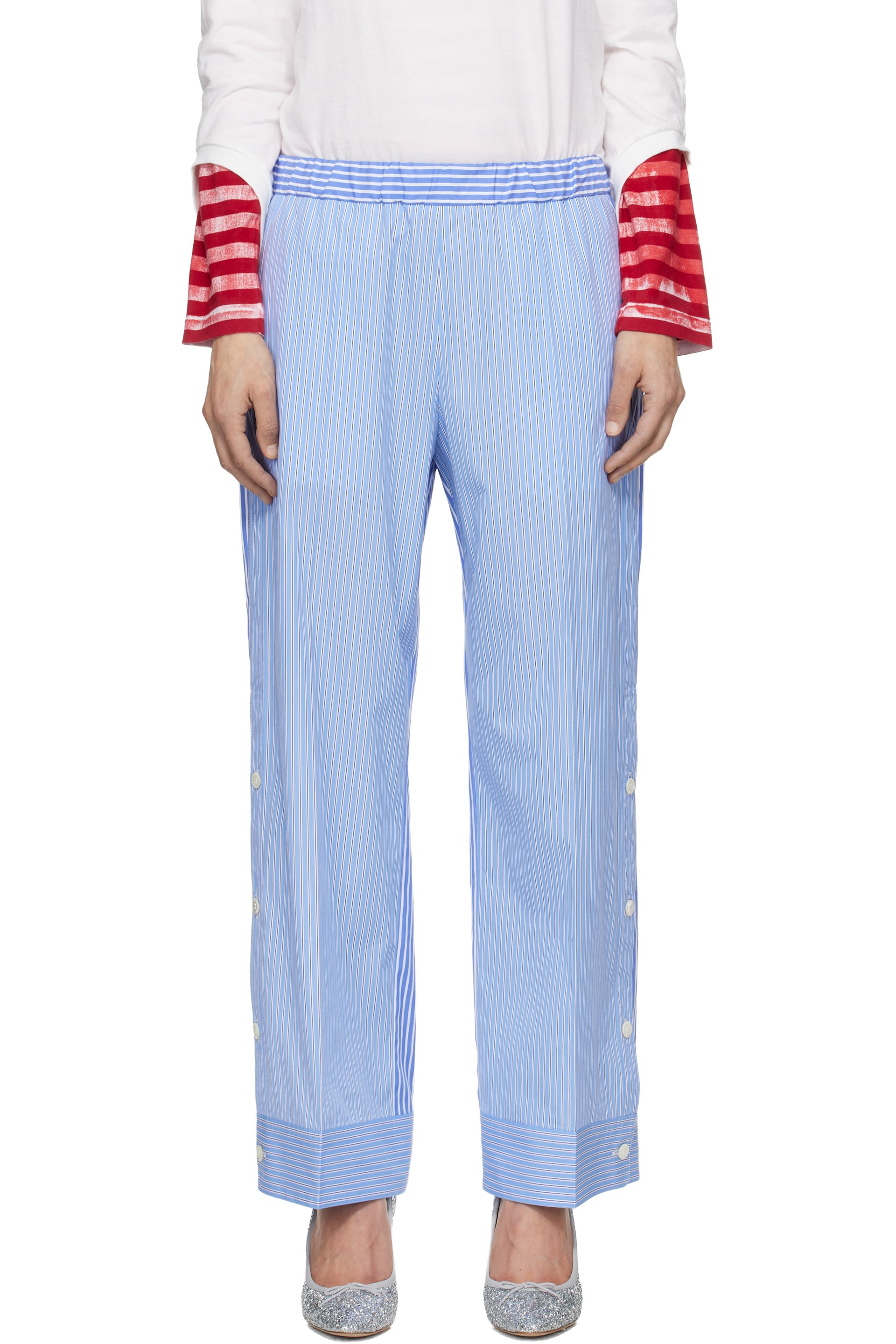 UNDERCOVER - Pantalon UP1F1508-1 bleu