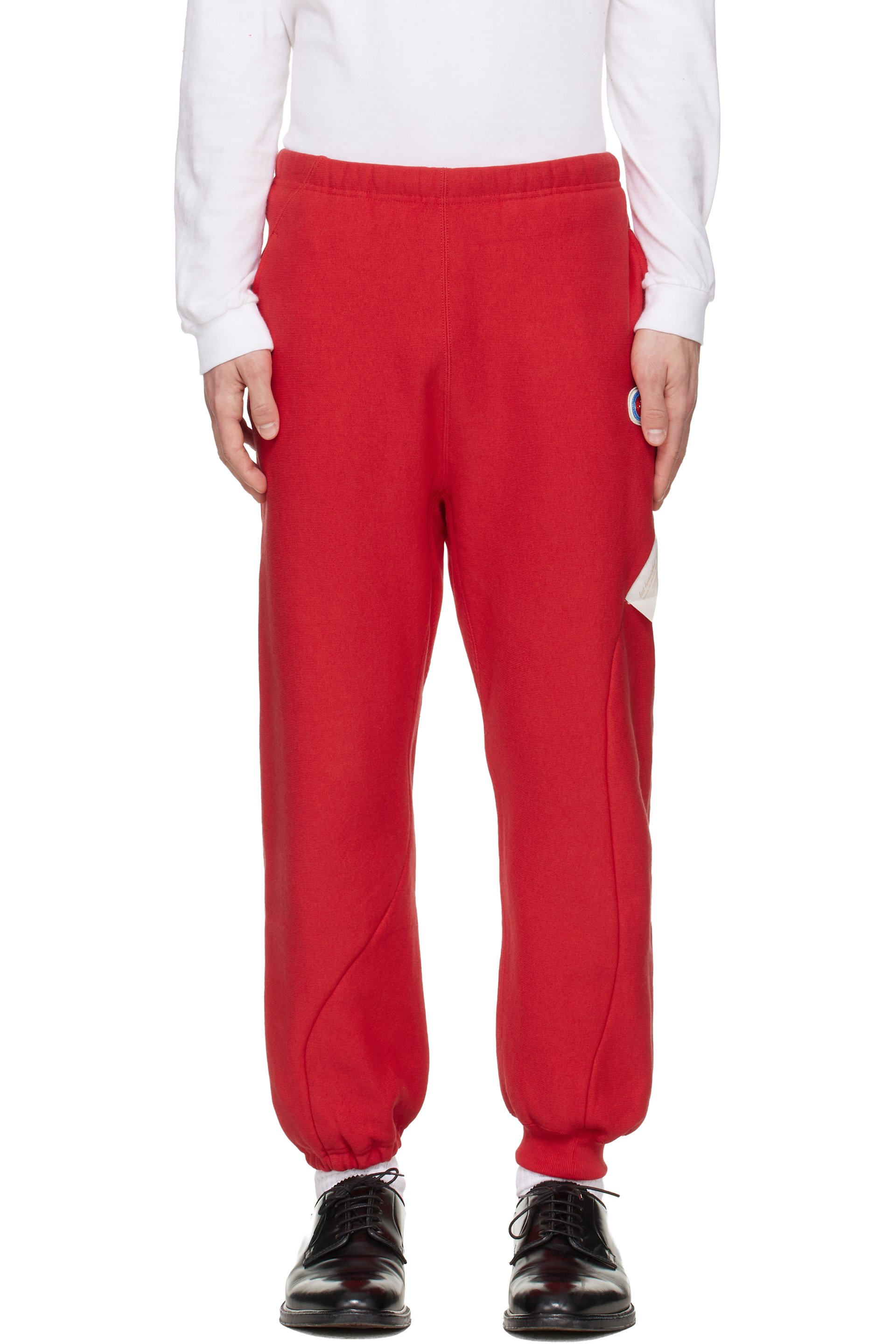 UNDERCOVER - Pantalon de survêtement UC2E1502-1 rouge édition Champion