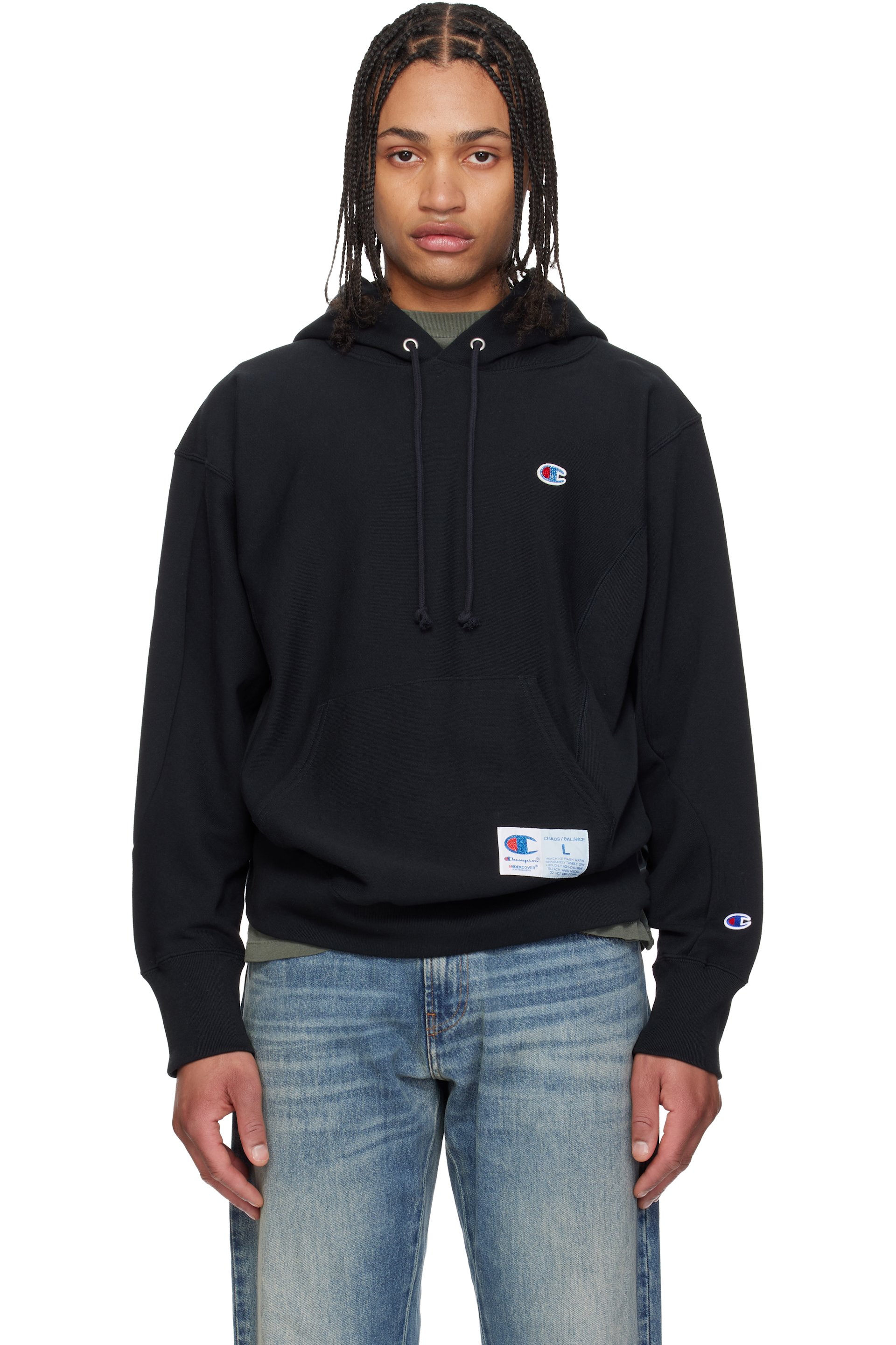 UNDERCOVER - Black Champion Edition UC1F4802 Hoodie